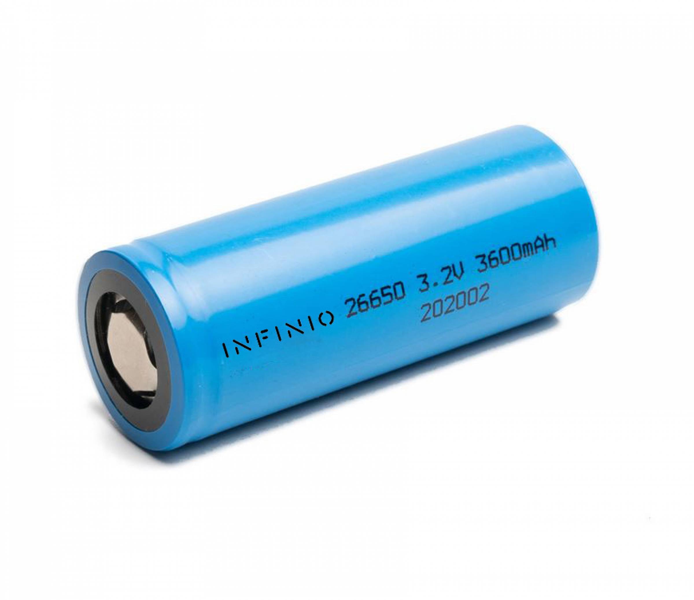 Infinio® LiFePO4 IFR 26650 M1B Akku 3,2V 3600 mAh High Capacity