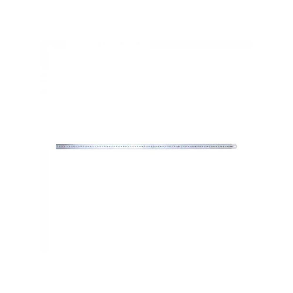 Stahlmaßstab - Länge 1 m - mit metrischer und zölliger Skala - Material Edelstahl