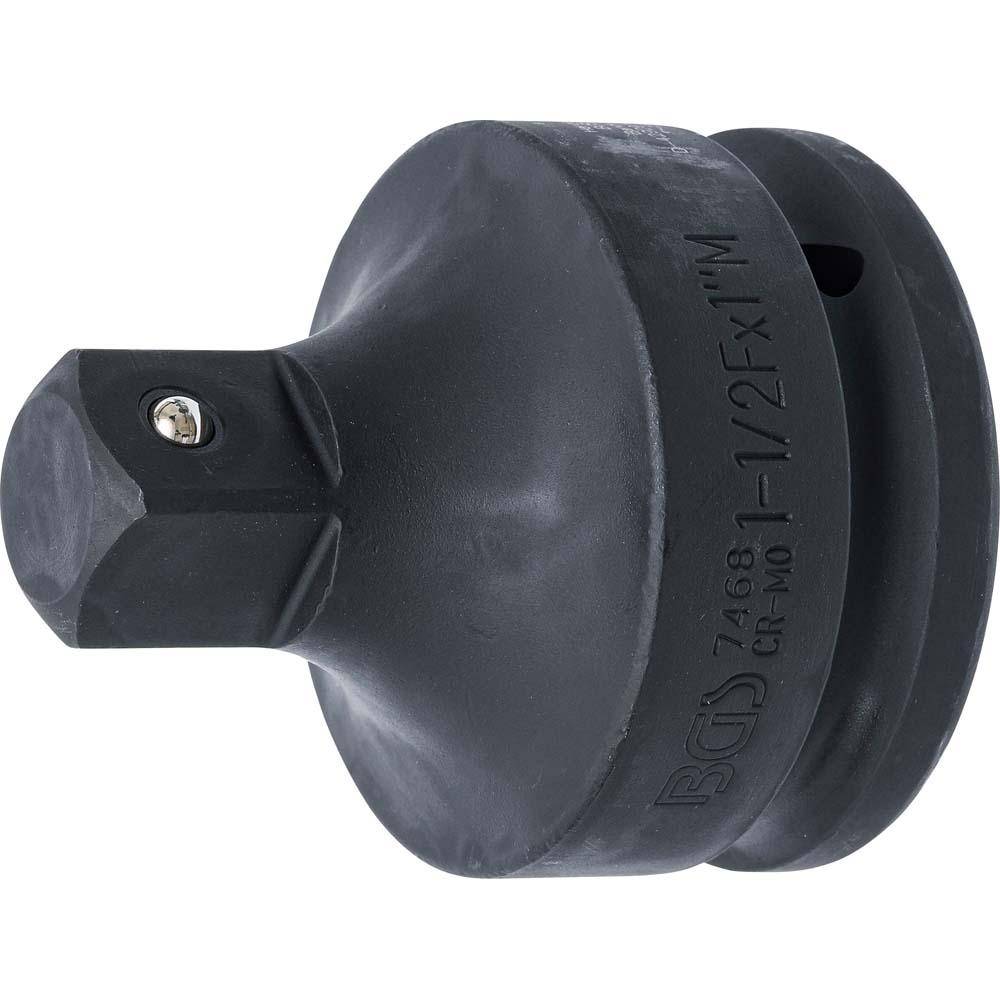 Kraft-Steckschlüssel-Adapter - Innenvierkant 38 mm (1,1/2") - Außenvierkant 25 mm (1")