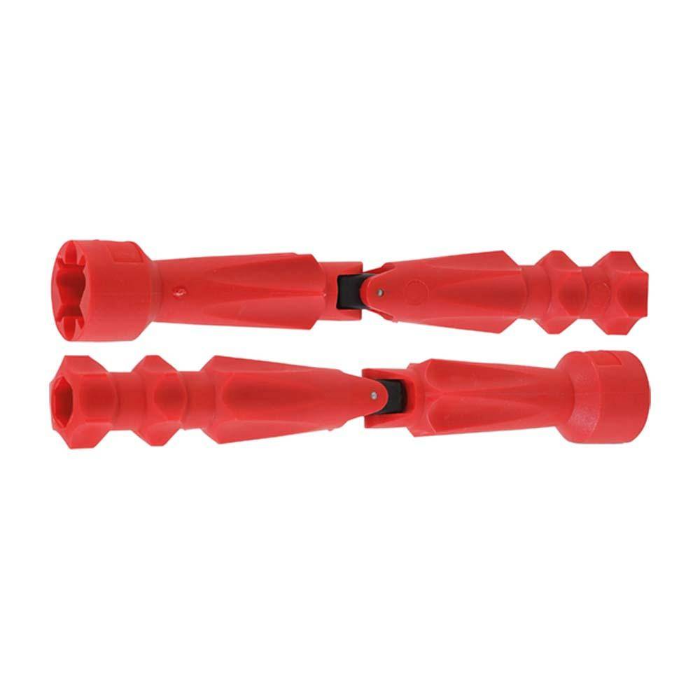 Installationsschlüssel - mit Gelenk - Länge 200 mm - für Gewindestange 6 bis 10 mm - für WC-Sitz und Ecklösungen