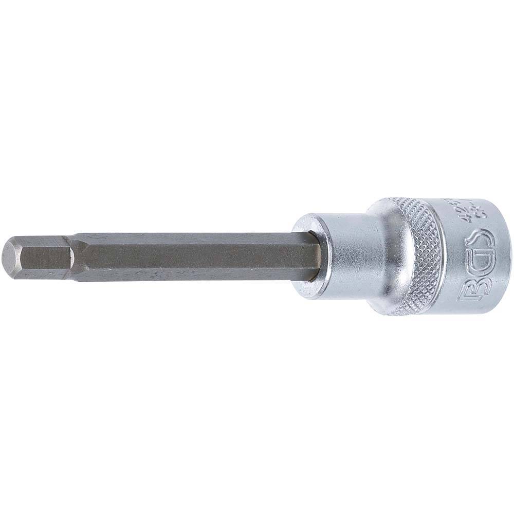 Bit-Einsätze 1/2" Innensechskant-100mm lang - Innensechskant 7 mm