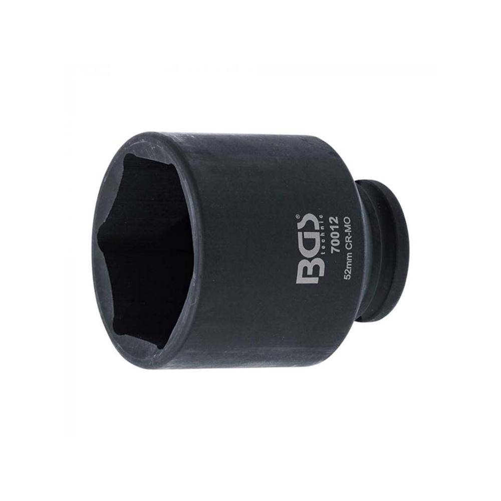 Kraft-Steckschlüssel-Einsatz - Antrieb Innenvierkant 12,5 mm - Sechskant - SW 52 mm