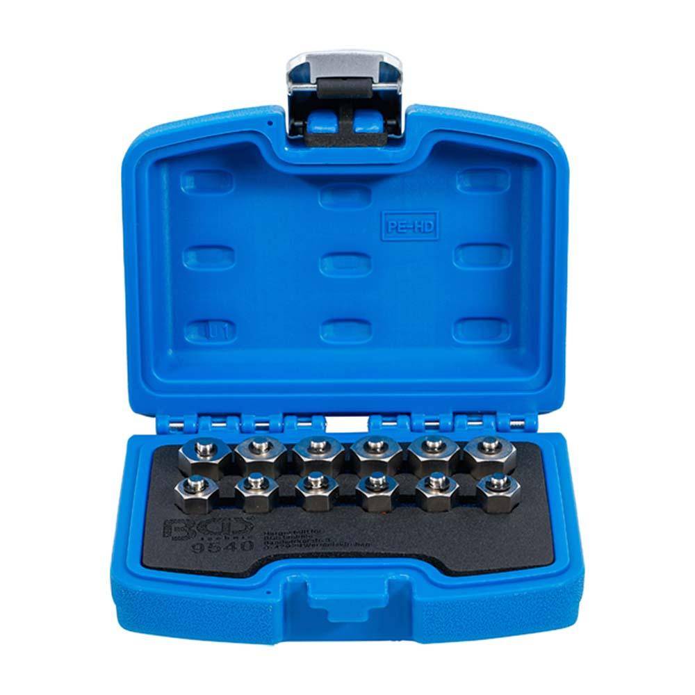 Injektor-Verschlussstopfen-Satz - 12-teilig - M12 x 1,5 und M14 x 1,5