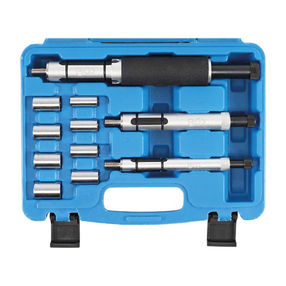 Kupplungs-Zentrierwerkzeug-Satz - 11-teilig - Zentrierstücke-Ø 12,1 bis 20,1 mm - Führungsdorn-Ø 14,9 - 19,7 bis 22,8 - 36 mm