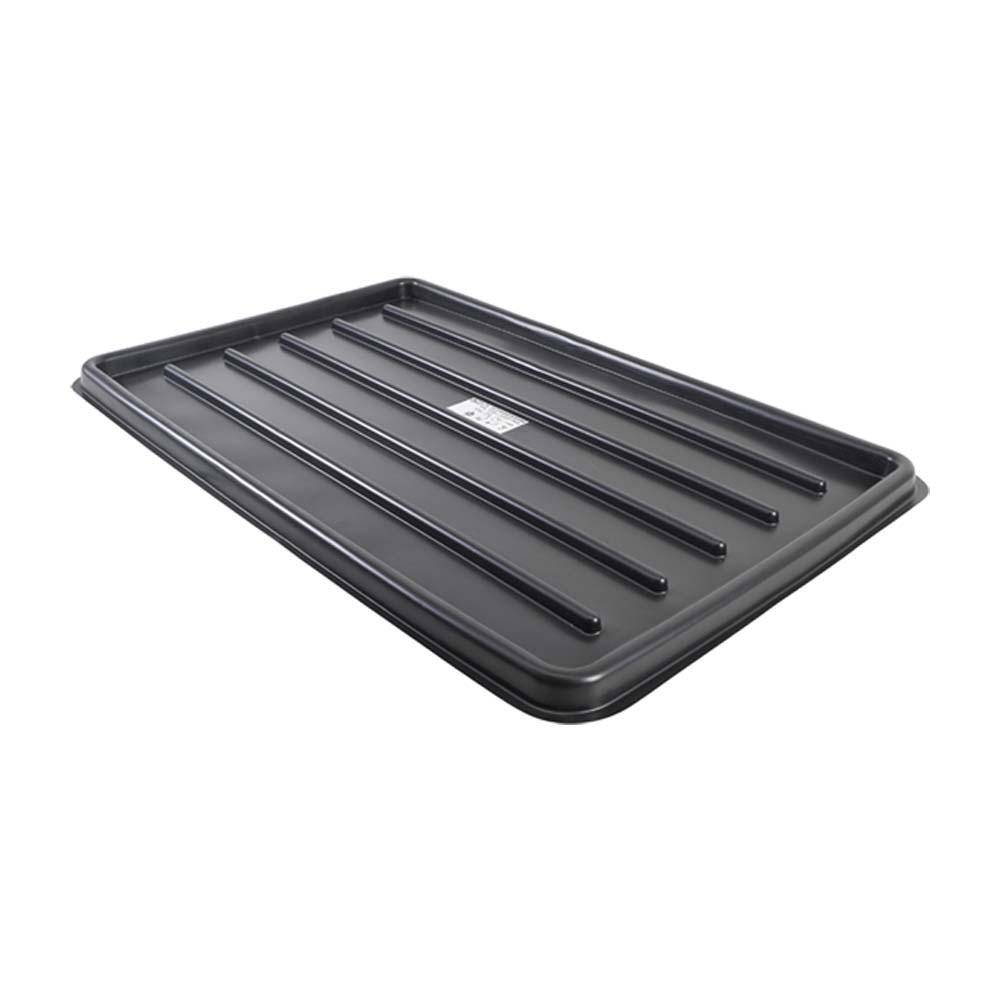 Öl-Auffangwanne - schwarz - extra flach - Nutzinhalt 7 l - 940 x 630 x 30 mm