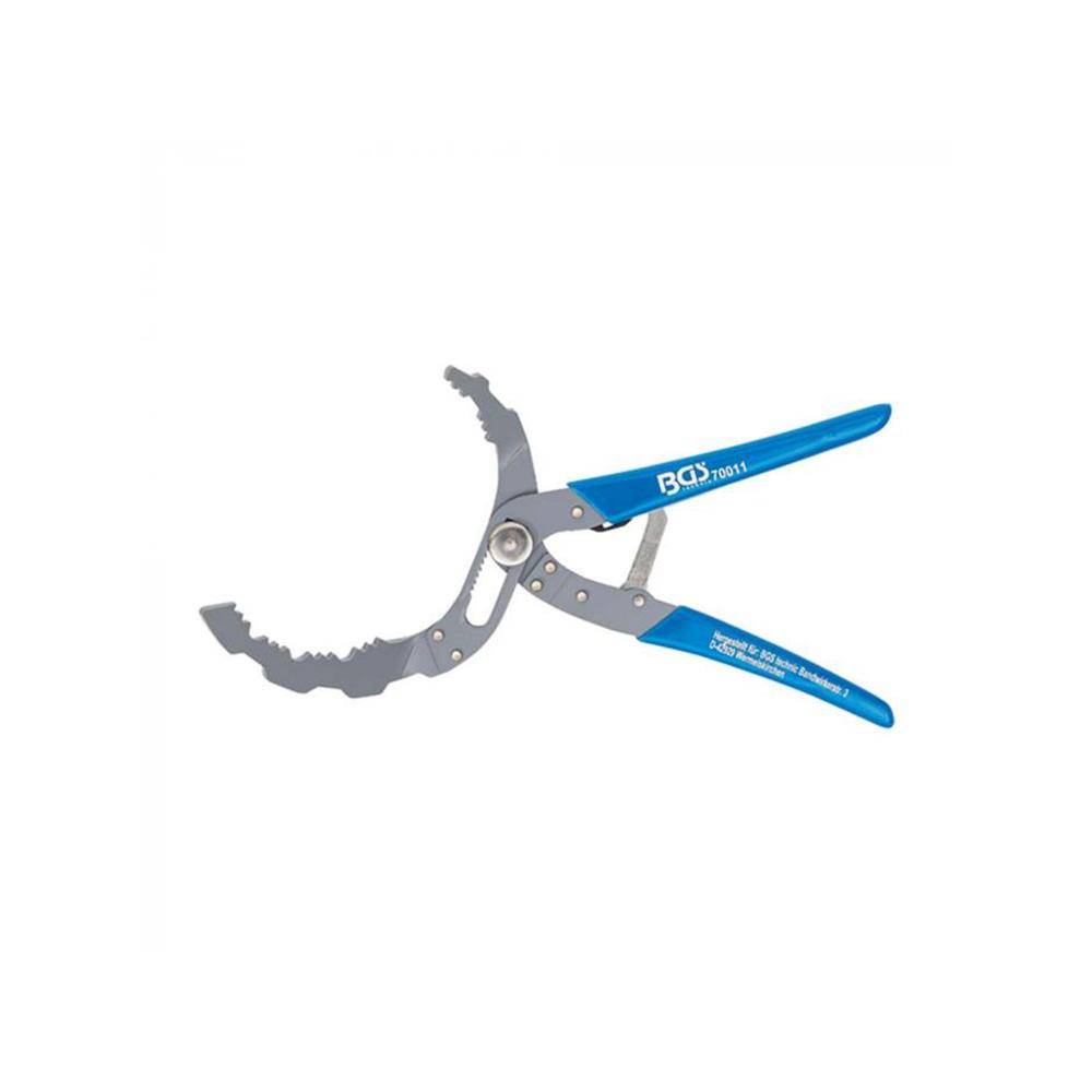 Ölfilterzange - selbstjustierend - für Durchmesser 60 bis 120 mm - 30° abgewinkelt
