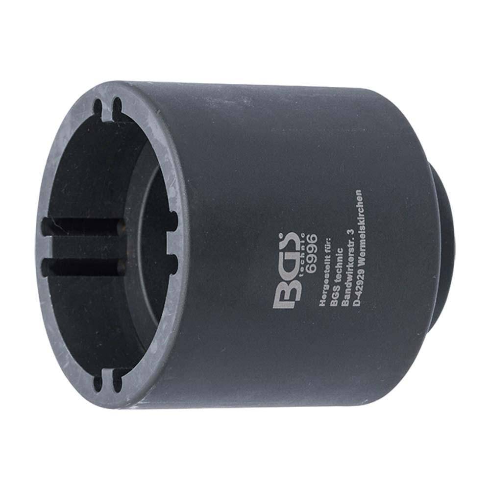 Getriebe-Nutmutter-Einsatz - für MAN - Innenvierkant - Länge 75 mm