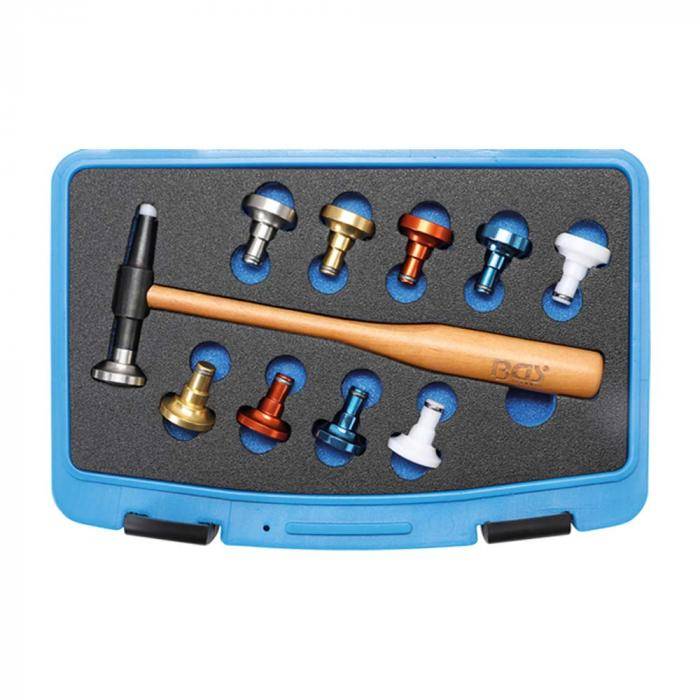 Wechselkopf-Hammer-Satz - Länge - 235 mm - Kopf-Ø 28mm - 11-teilig - im Kunststoffkoffer