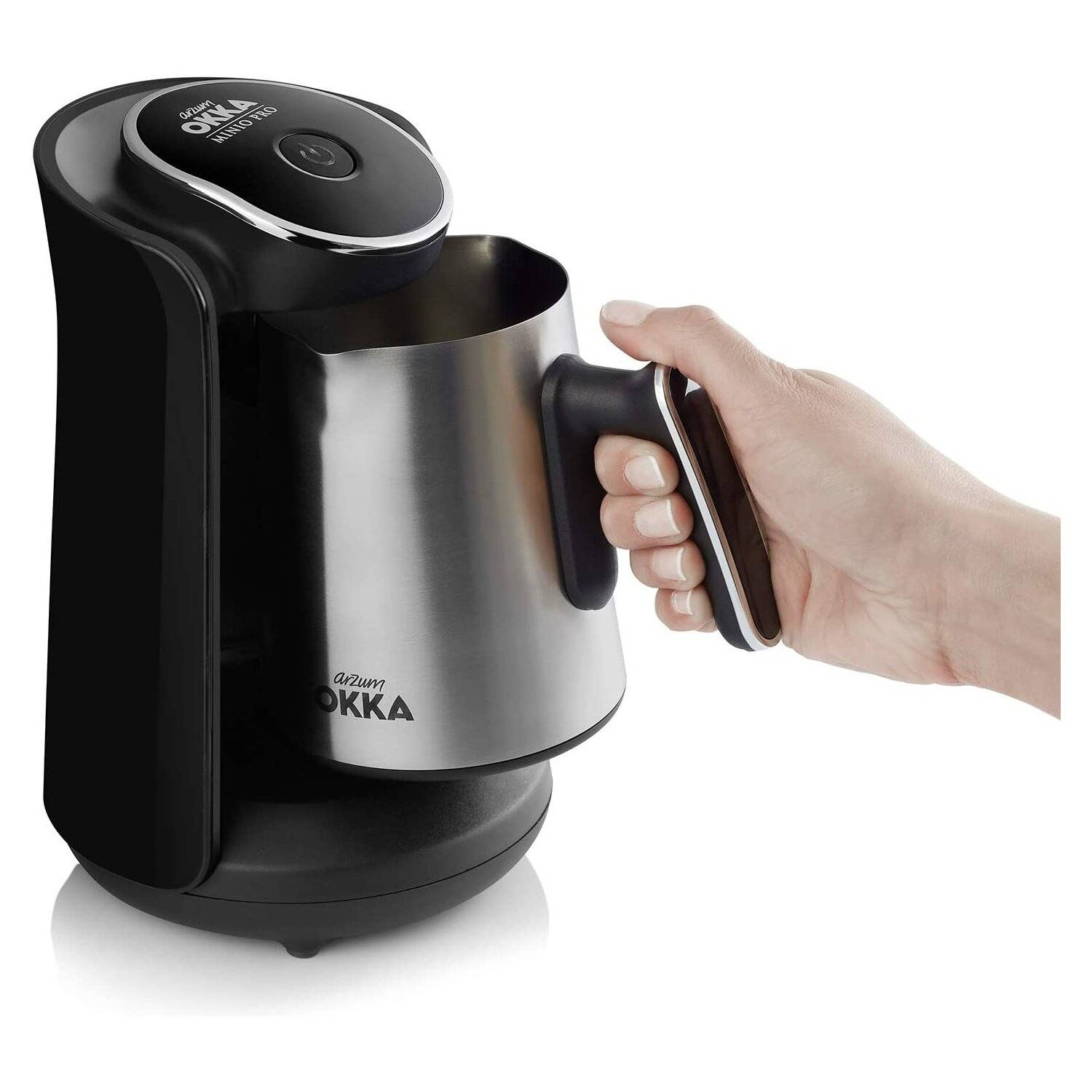 Arzum Okka OK0010, Turkish Coffee Machine, Okka, Kaffeemaschine, 18/10 Steel Edelstahl gold