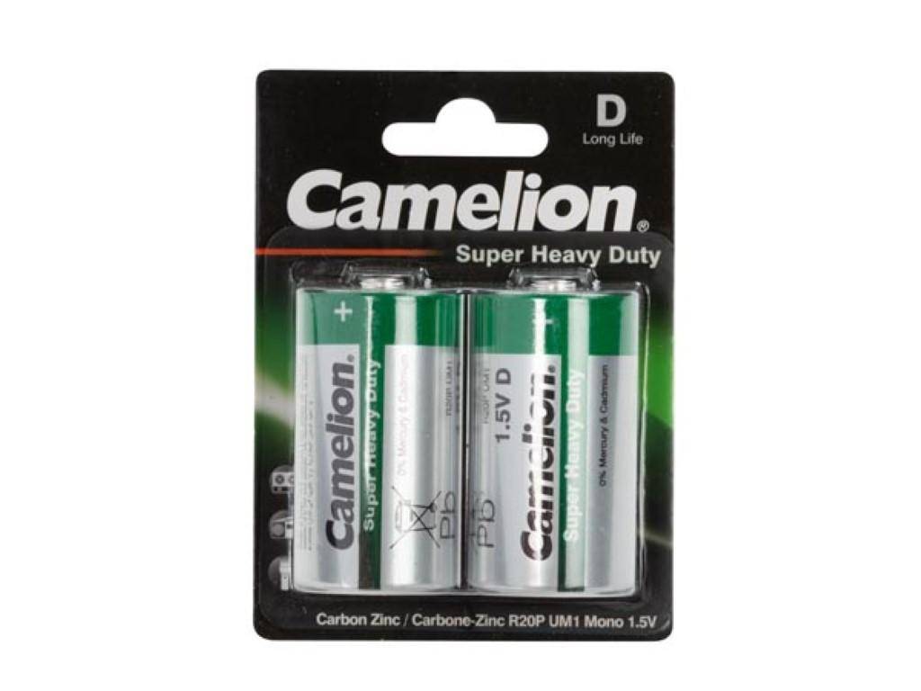 Camelion ZINK-KOHLE D / R20 1.5 V - 8000 mAh (2 St./Blisterverpackung)