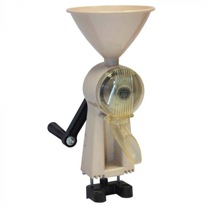 Getreidemühle Sprint - mit Befestigungsbügel - beige