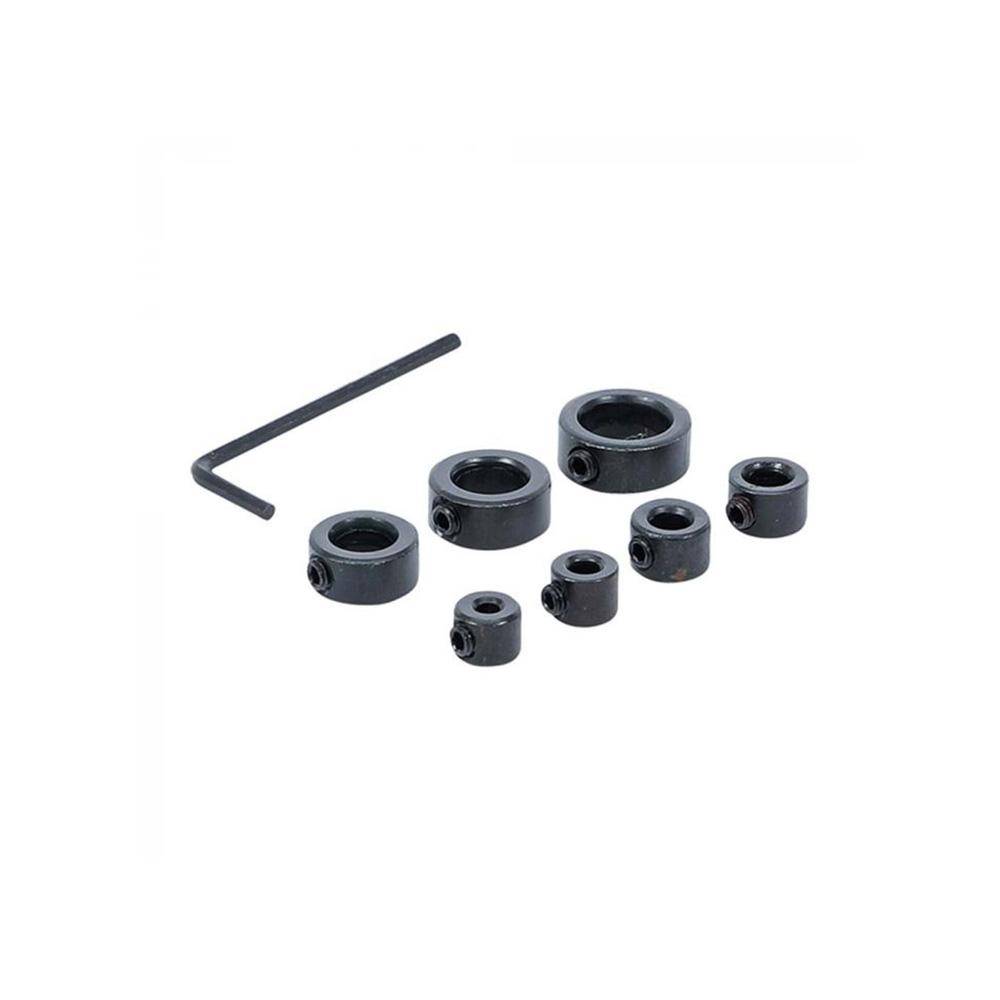 Bohrtiefenbegrenzungs-Satz - Größe 3 bis 12 mm - 8-tlg. - Innensechskant 2,5 mm