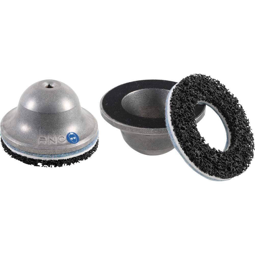 Radnabenschleifer - Aluminiumglocke mit Stahlkern - Antrieb Innenvierkant 1/2" - Innen-Ø 80 mm