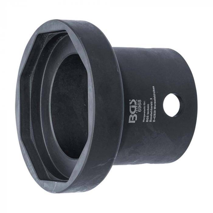 Nabenmuttern-Schlüssel - Achtkant - für R.O.R. Anhänger - SW 127 mm