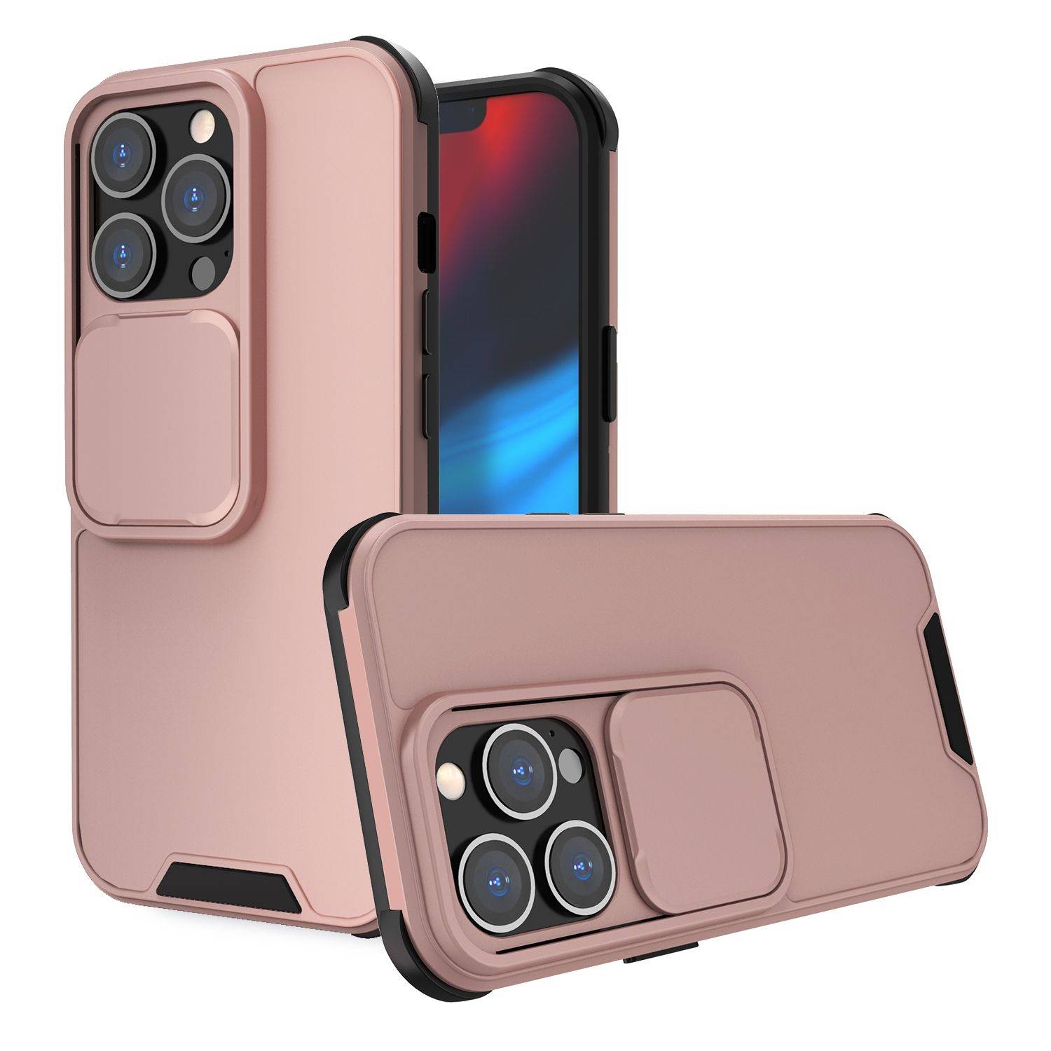Hülle kompatibel mit Apple iPhone 13 Kunststoff Soft Handyhülle - Handy Case Rosa