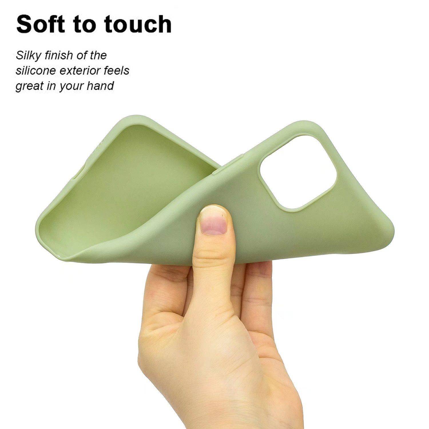 Hülle kompatibel mit Apple iPhone 13 mini Kunststoff Soft Handyhülle - Handy Case Blau