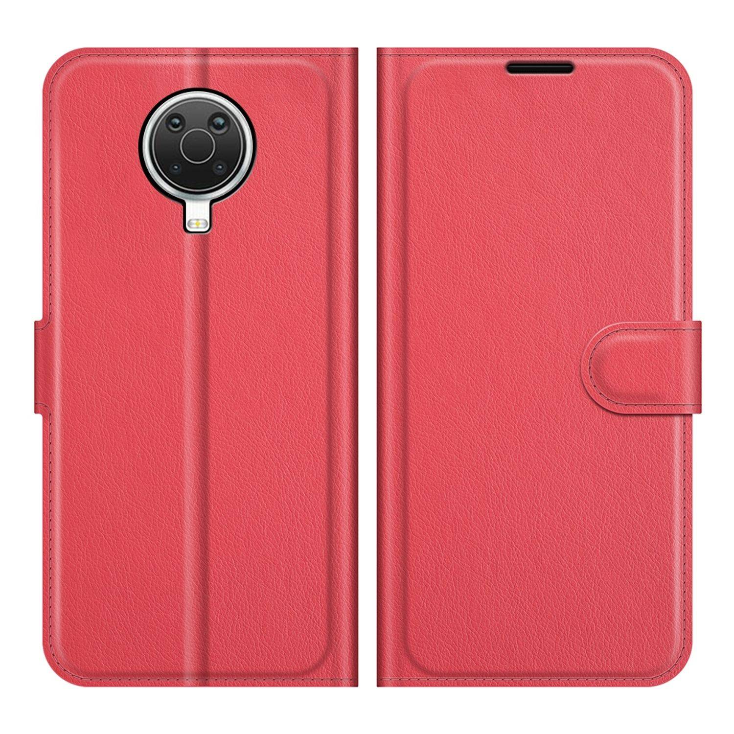 Hülle kompatibel mit Nokia G10 / G20 Kunstleder Handyhülle - Handy Case Rot