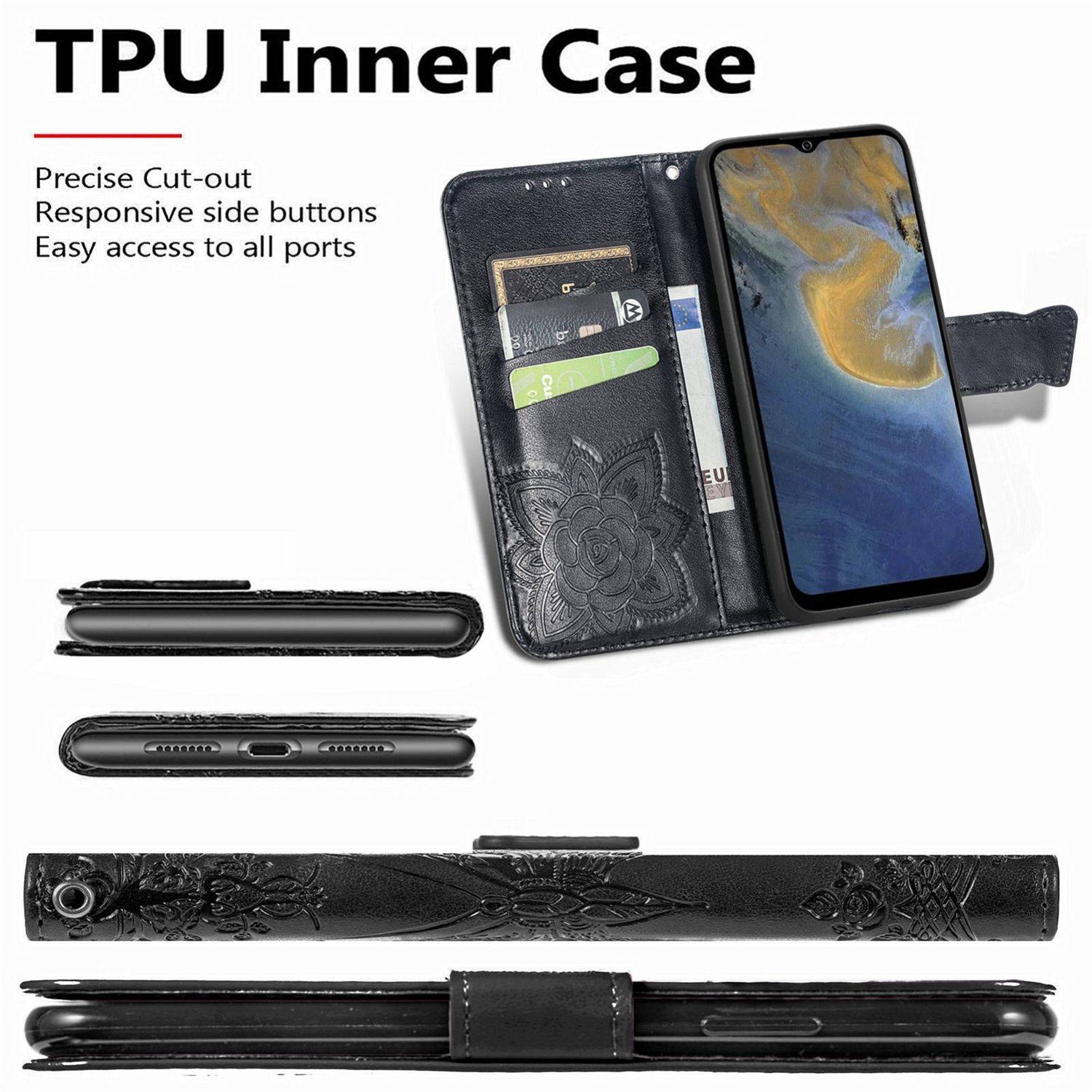 Hülle kompatibel mit ZTE Blade A71 Kunstleder Handyhülle - Handy Case Schwarz