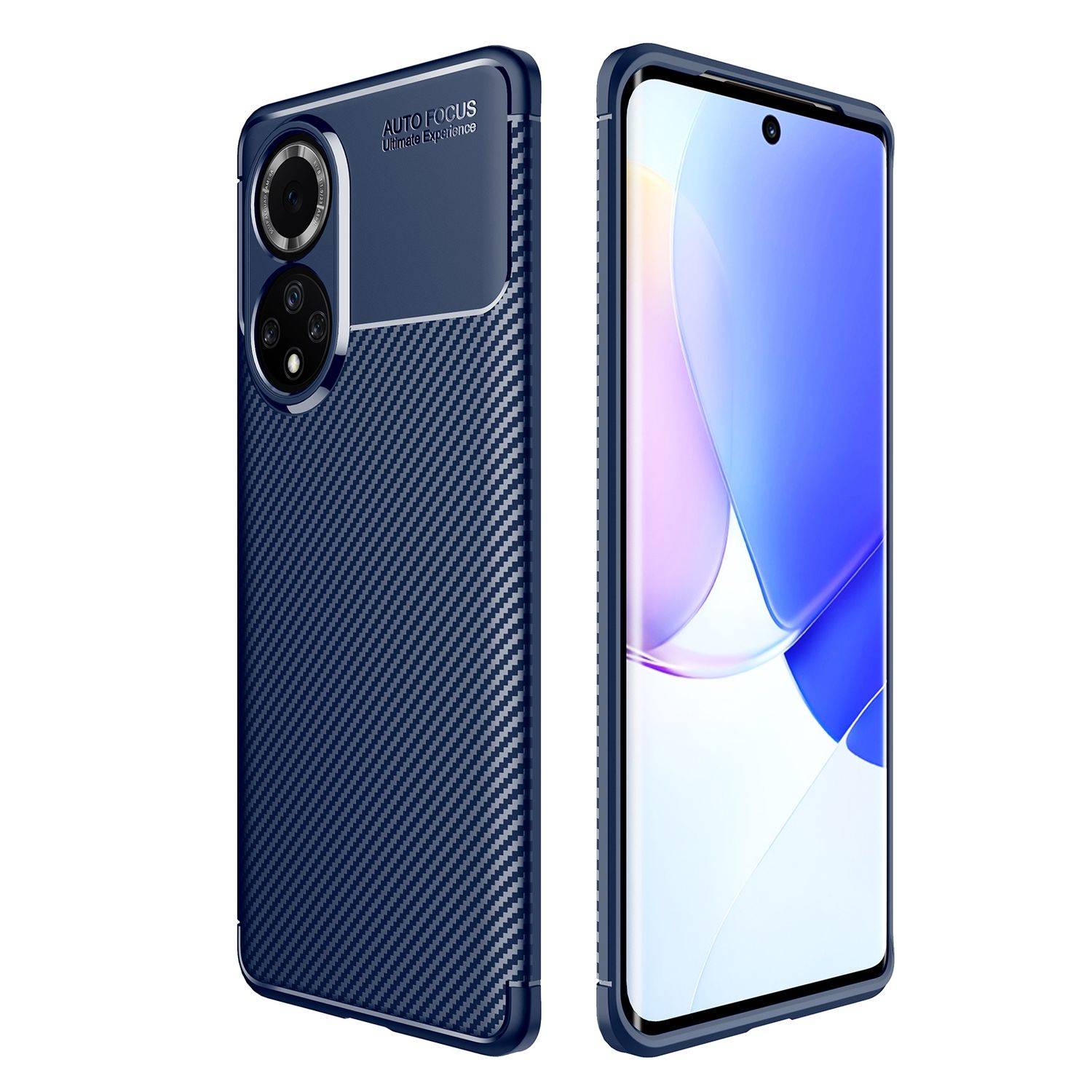 Hülle kompatibel mit Huawei Nova 9 Kunststoff Soft Handyhülle - Handy Case Blau