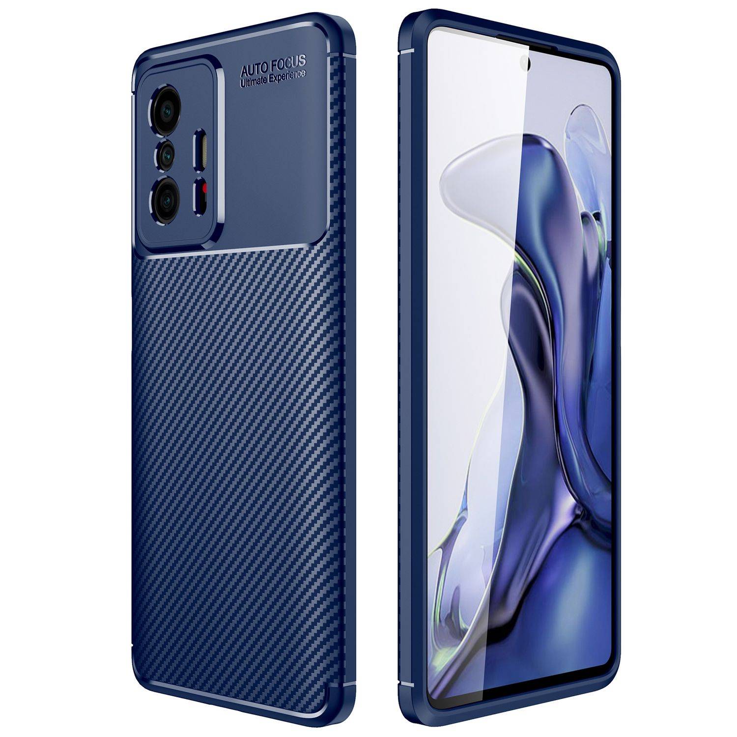 Hülle kompatibel mit Xiaomi 11T Pro Kunststoff Soft Handyhülle - Handy Case Blau