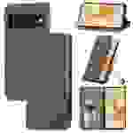 Hülle kompatibel mit Google Pixel 6 Kunstleder Handyhülle - Handy Case Grau