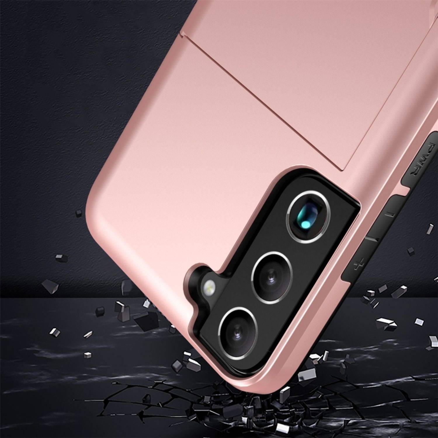 Hülle kompatibel mit Samsung Galaxy S22 Plus 5G Kunststoff Soft Handyhülle - Handy Case Weiß