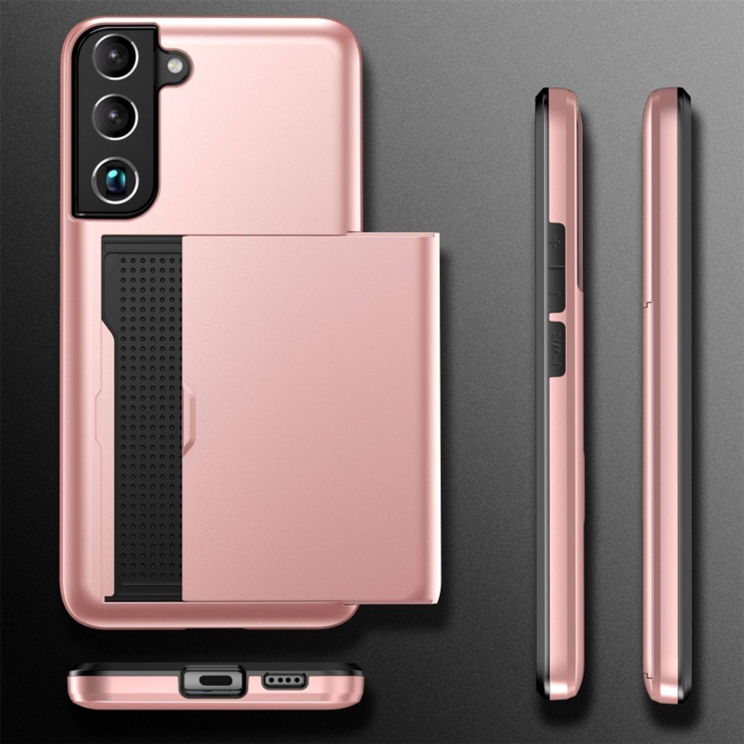 Hülle kompatibel mit Samsung Galaxy S22 Plus 5G Kunststoff Soft Handyhülle - Handy Case Weiß