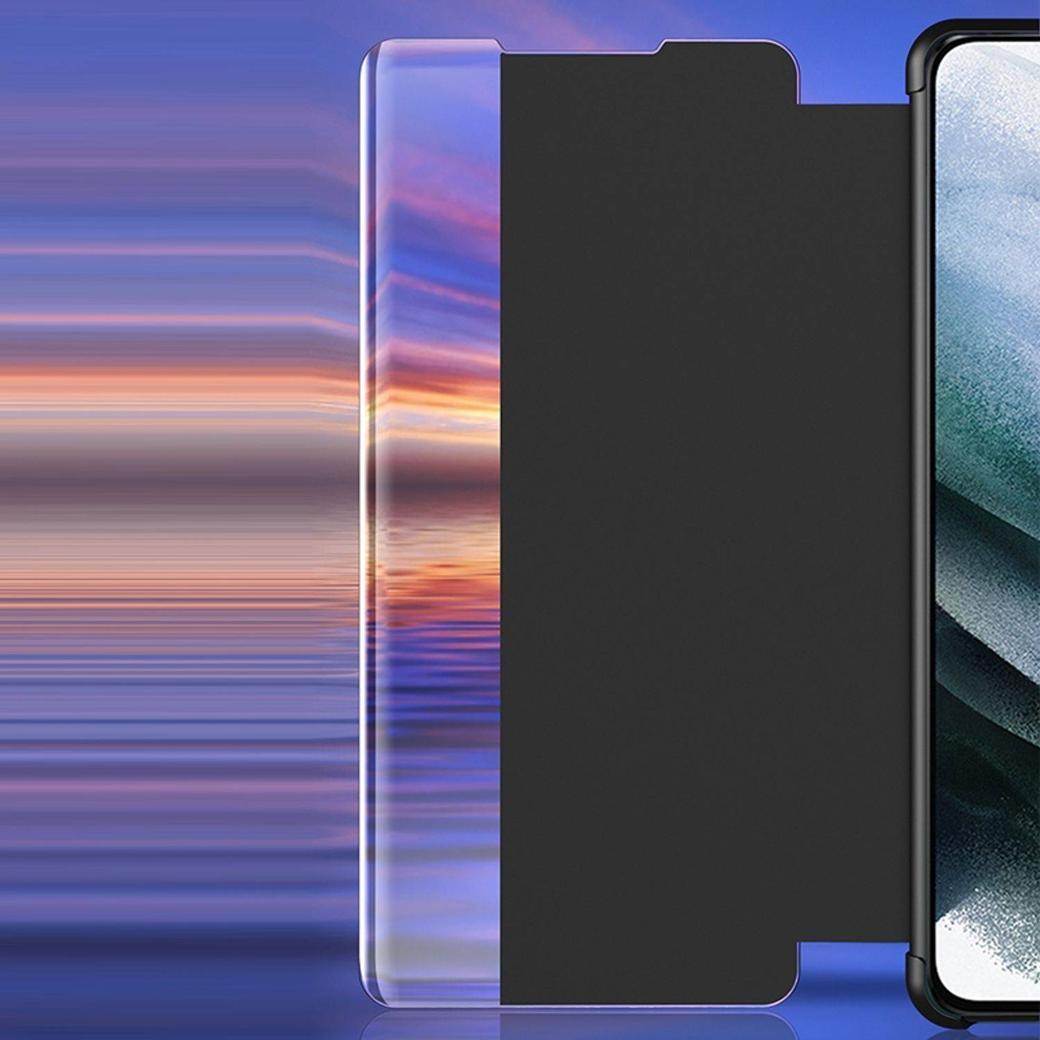 Hülle kompatibel mit Samsung Galaxy S22 Ultra 5G Kunstleder Handyhülle - Handy Case Rot