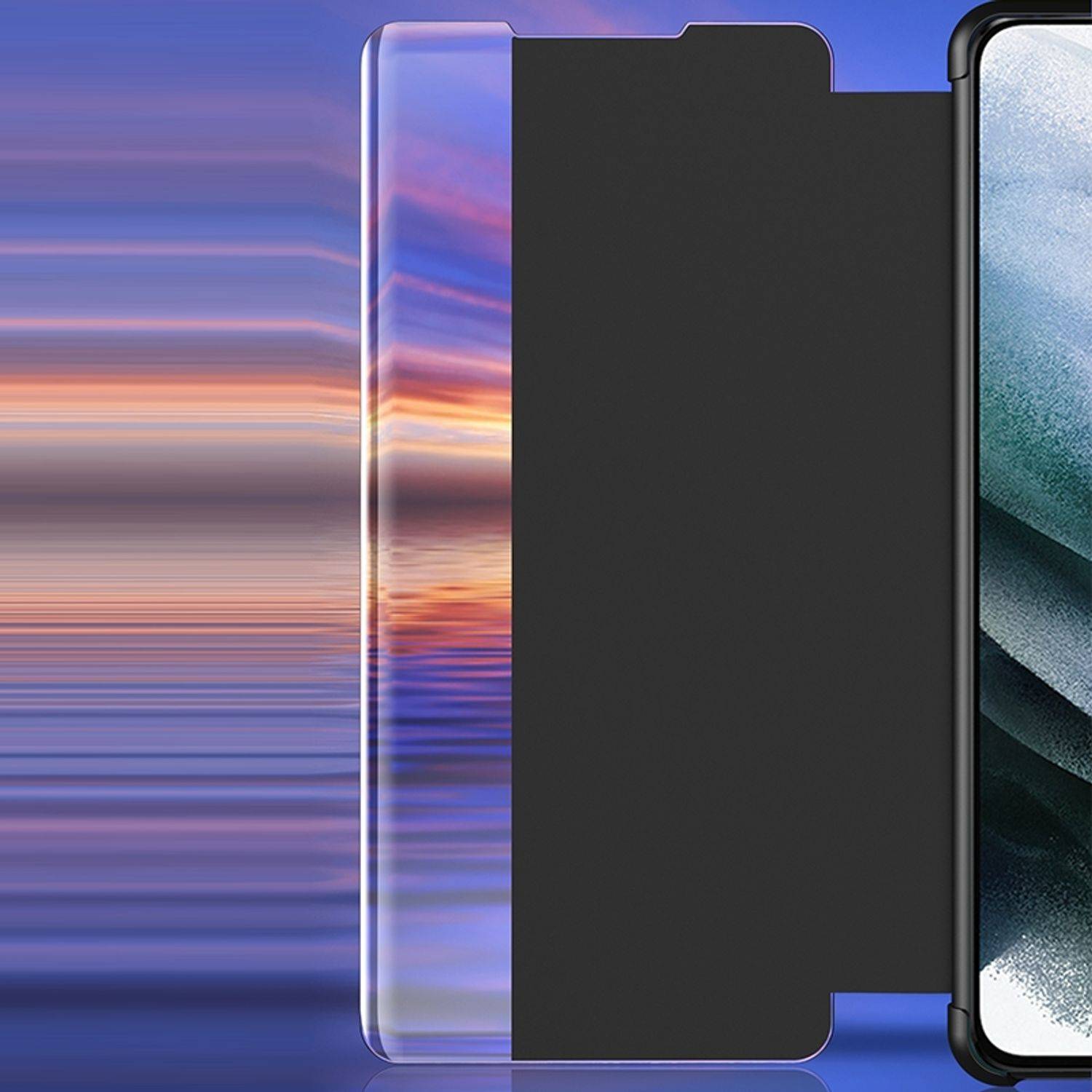 Hülle kompatibel mit Samsung Galaxy S22 Plus 5G Kunstleder Handyhülle - Handy Case Gold