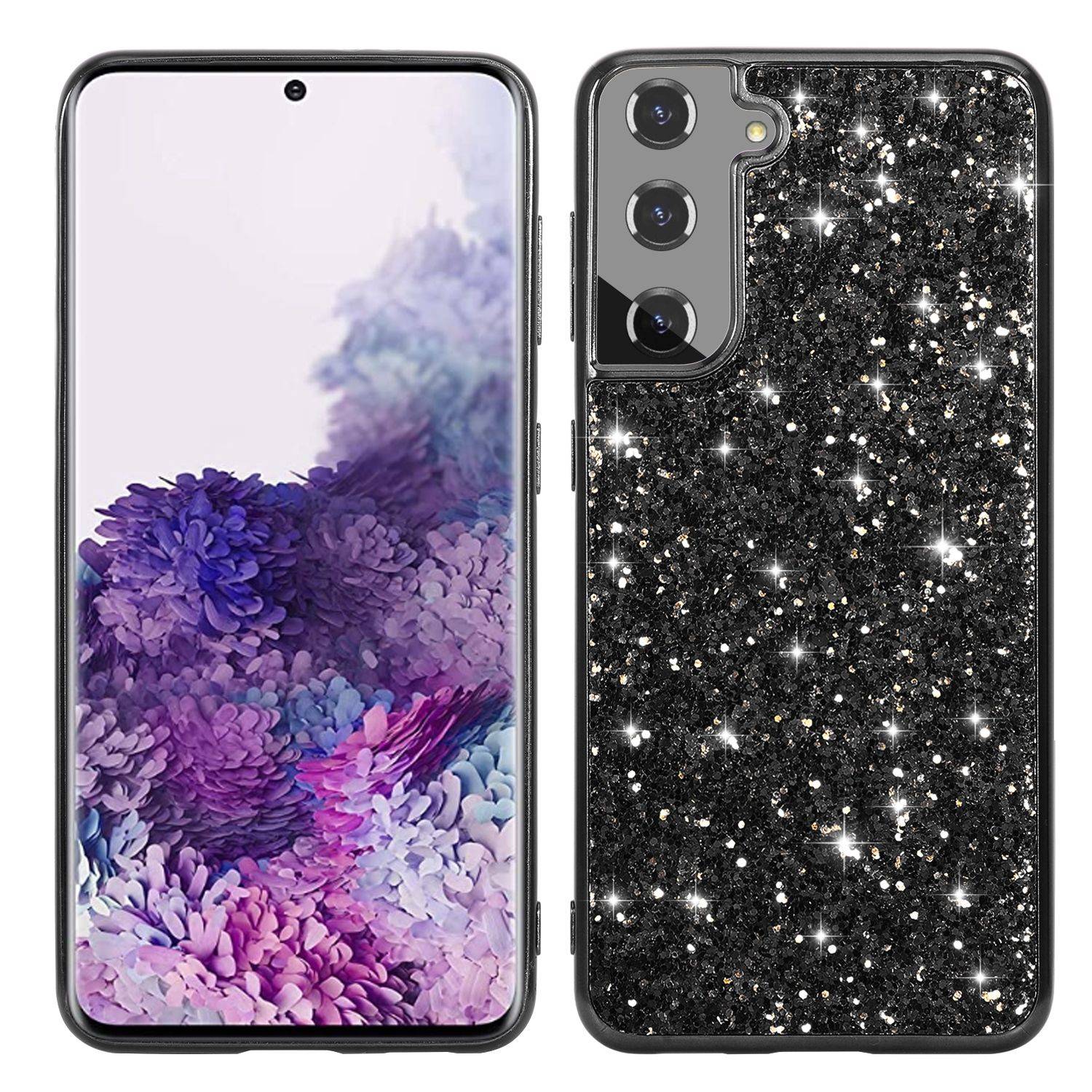 Hülle kompatibel mit Samsung Galaxy S22 Ultra 5G Kunststoff Soft Handyhülle - Handy Case Schwarz