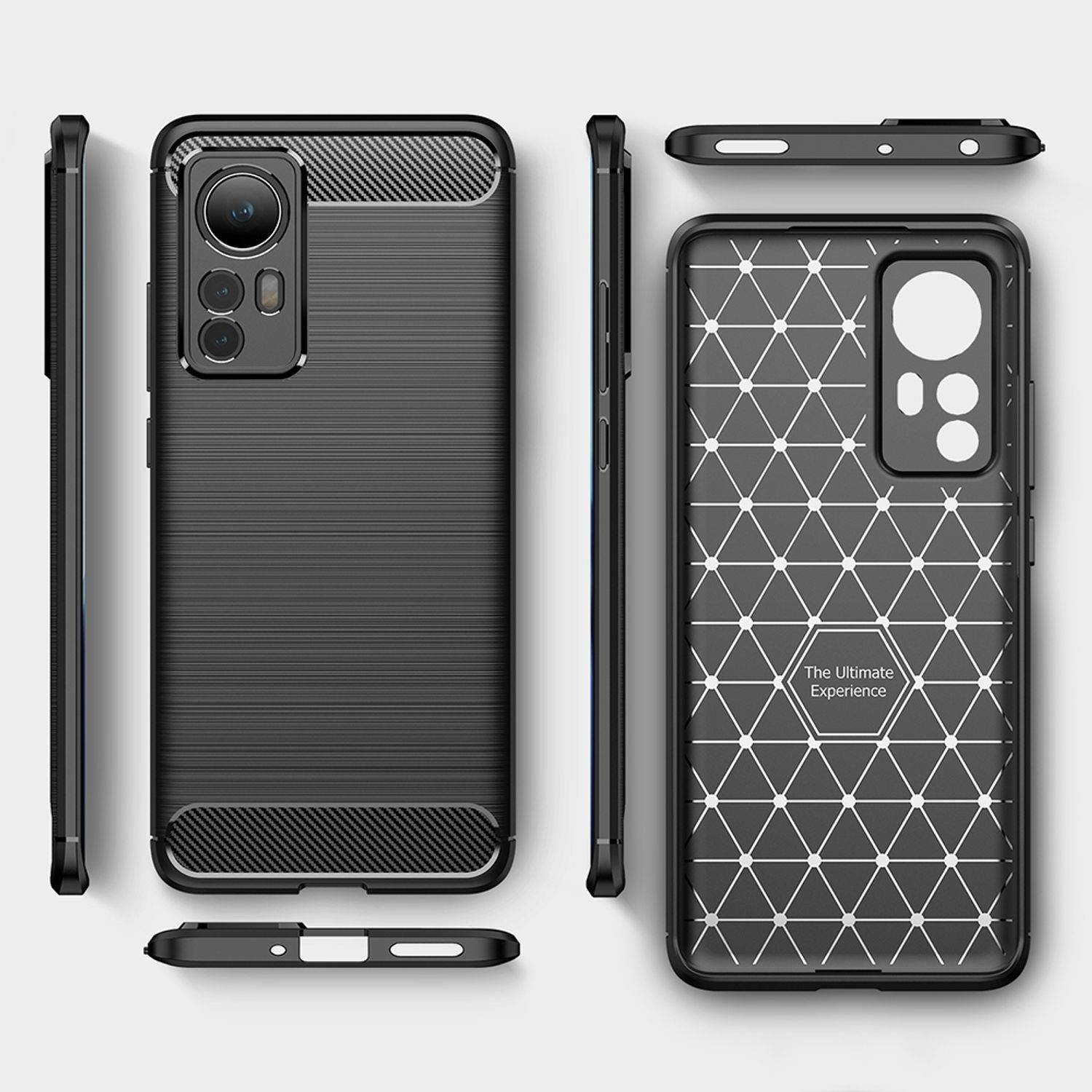 Hülle kompatibel mit Xiaomi 12 / 12X Kunststoff Soft Handyhülle - Handy Case Blau