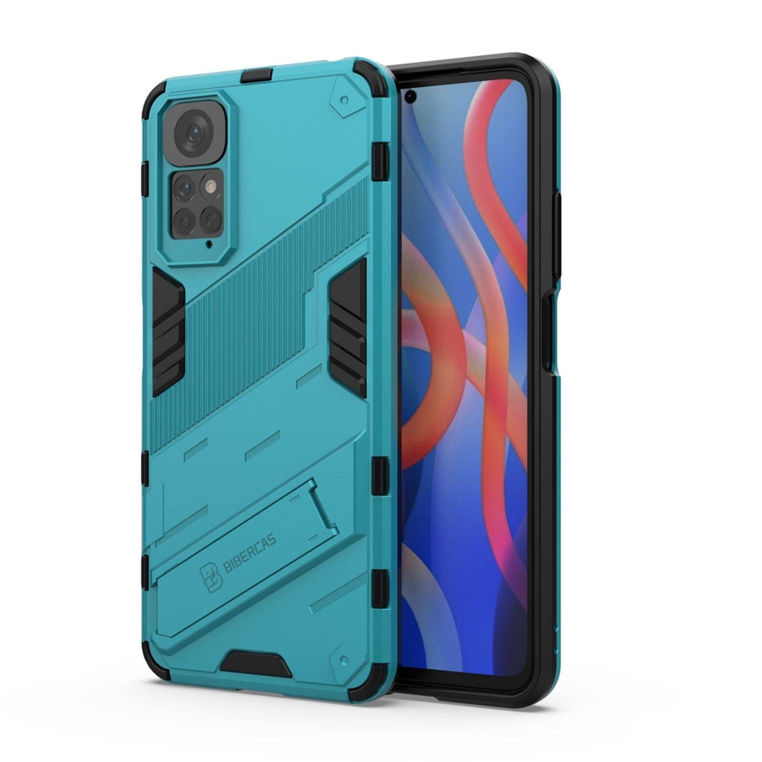 Hülle kompatibel mit Xiaomi Redmi Note 11 / Note 11S Global Kunststoff Soft Handyhülle - Handy Case Blau