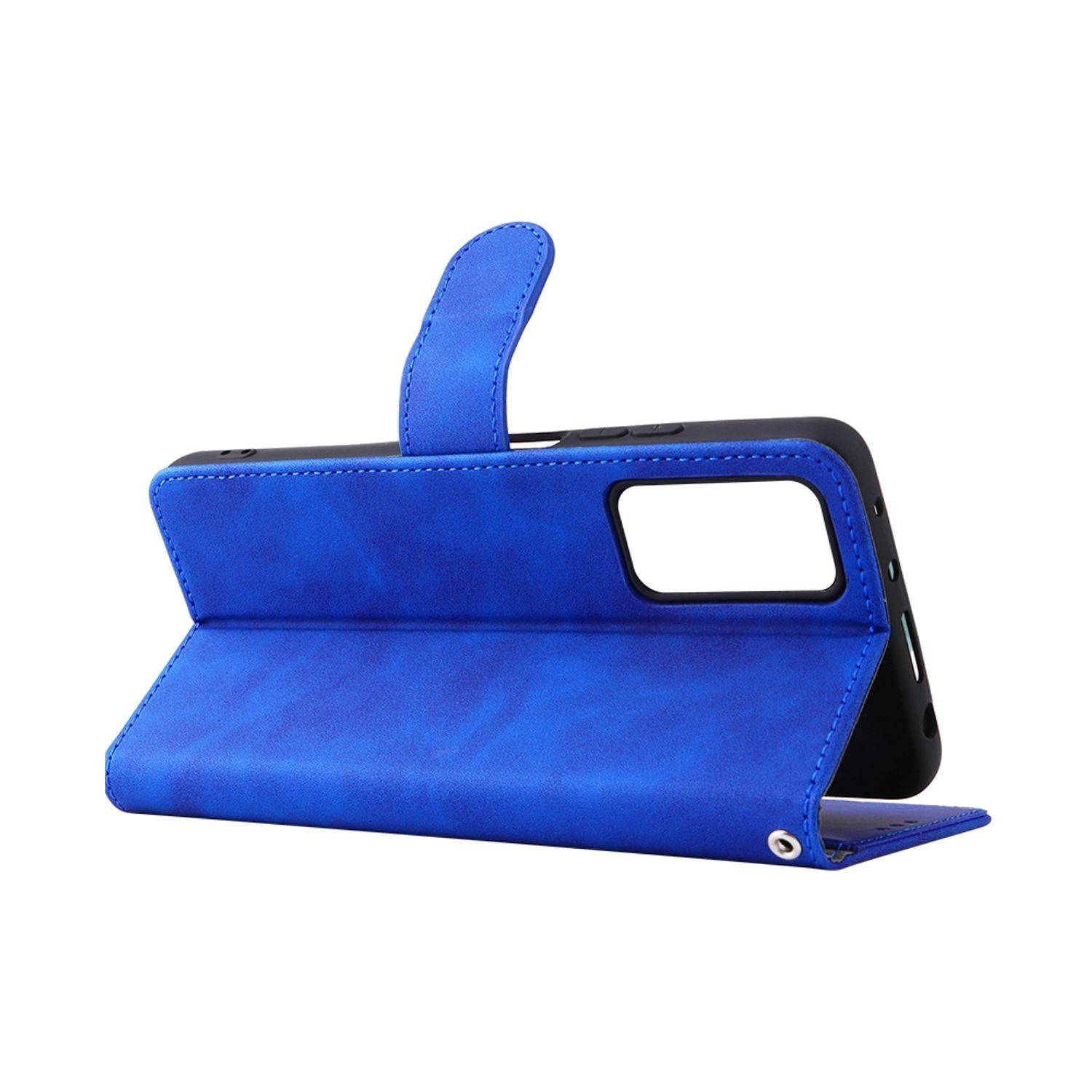 Hülle kompatibel mit Xiaomi Redmi Note 11 Pro / Note 11 Pro+ 5G Kunstleder Handyhülle - Handy Case Blau