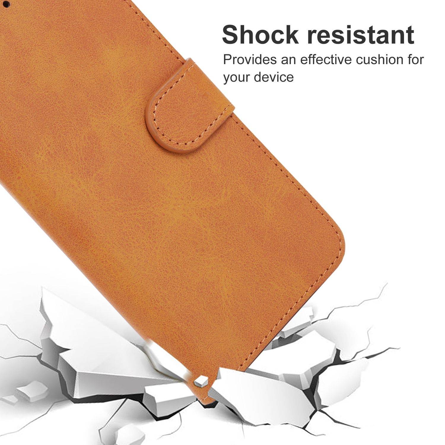 Hülle kompatibel mit Nokia G21 / G11 Kunstleder Handyhülle - Handy Case Braun