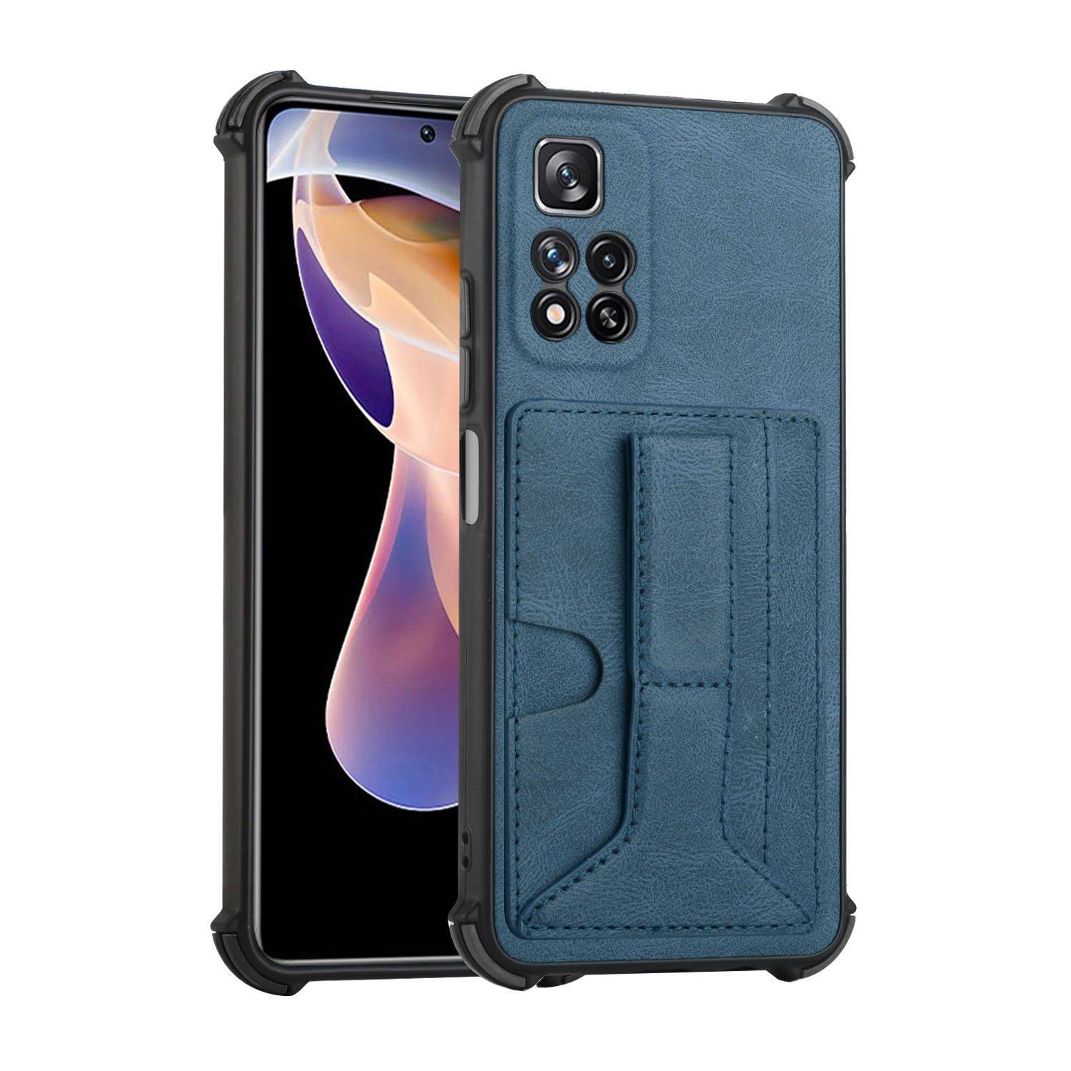 Hülle kompatibel mit Xiaomi Redmi Note 11 Pro / Note 11 Pro+ 5G Kunststoff Soft Handyhülle - Handy Case Blau