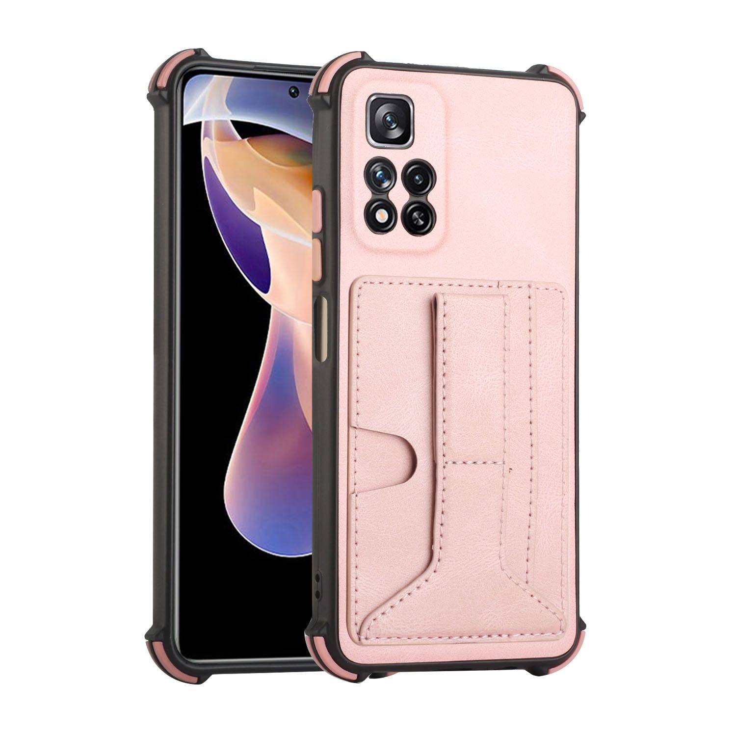 Hülle kompatibel mit Xiaomi Redmi Note 11 Pro / Note 11 Pro+ 5G Kunststoff Soft Handyhülle - Handy Case Rosengold
