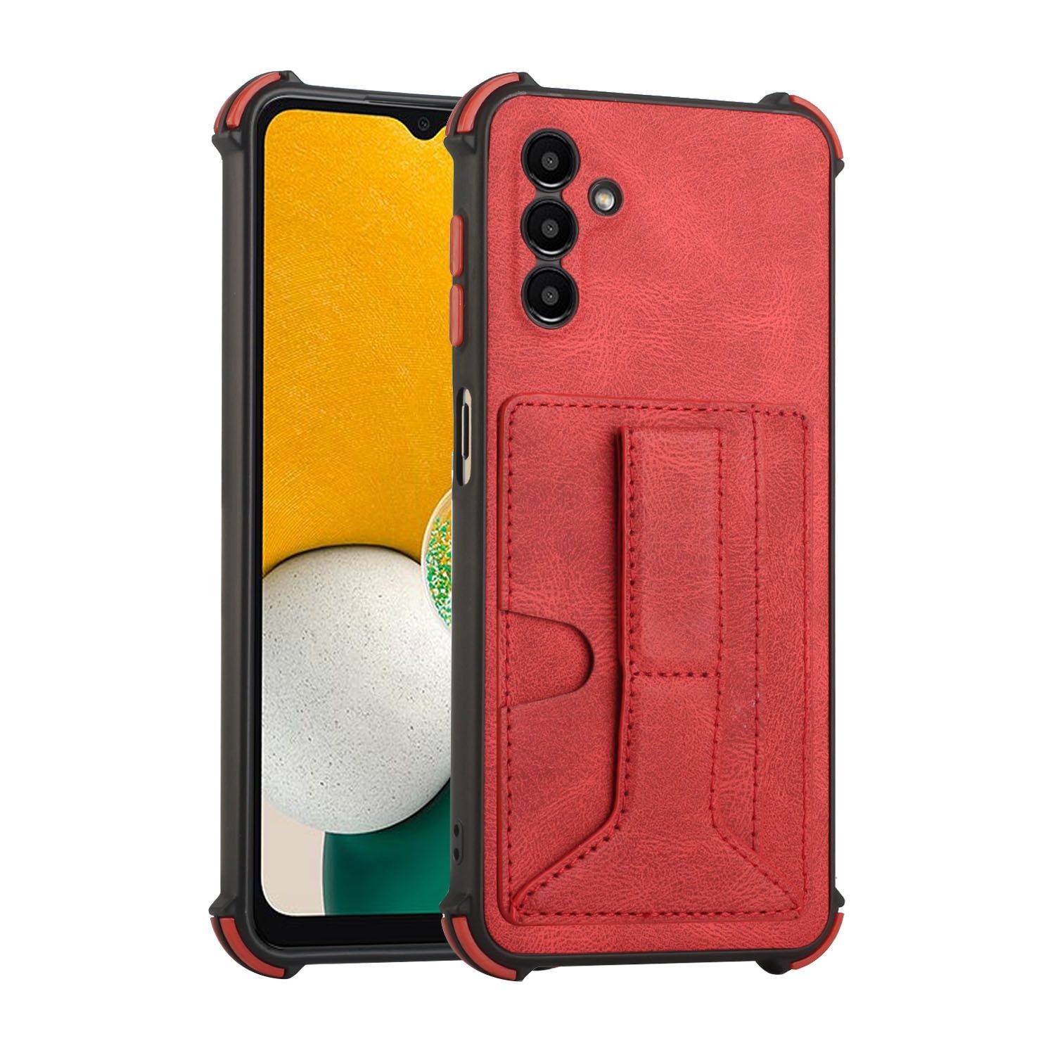 Hülle kompatibel mit Samsung Galaxy A13 5G Kunststoff Soft Handyhülle - Handy Case Rot