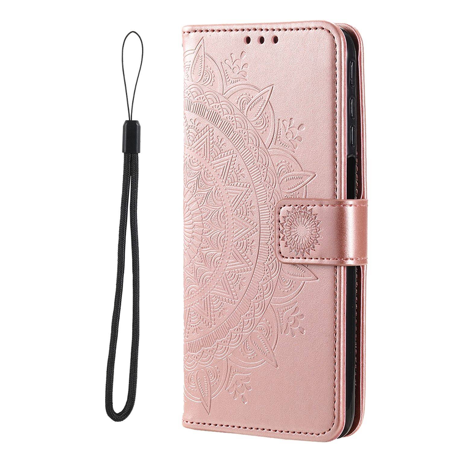 Hülle kompatibel mit Xiaomi Redmi Note 11 / Note 11S Global Kunstleder Handyhülle - Handy Case Rosengold
