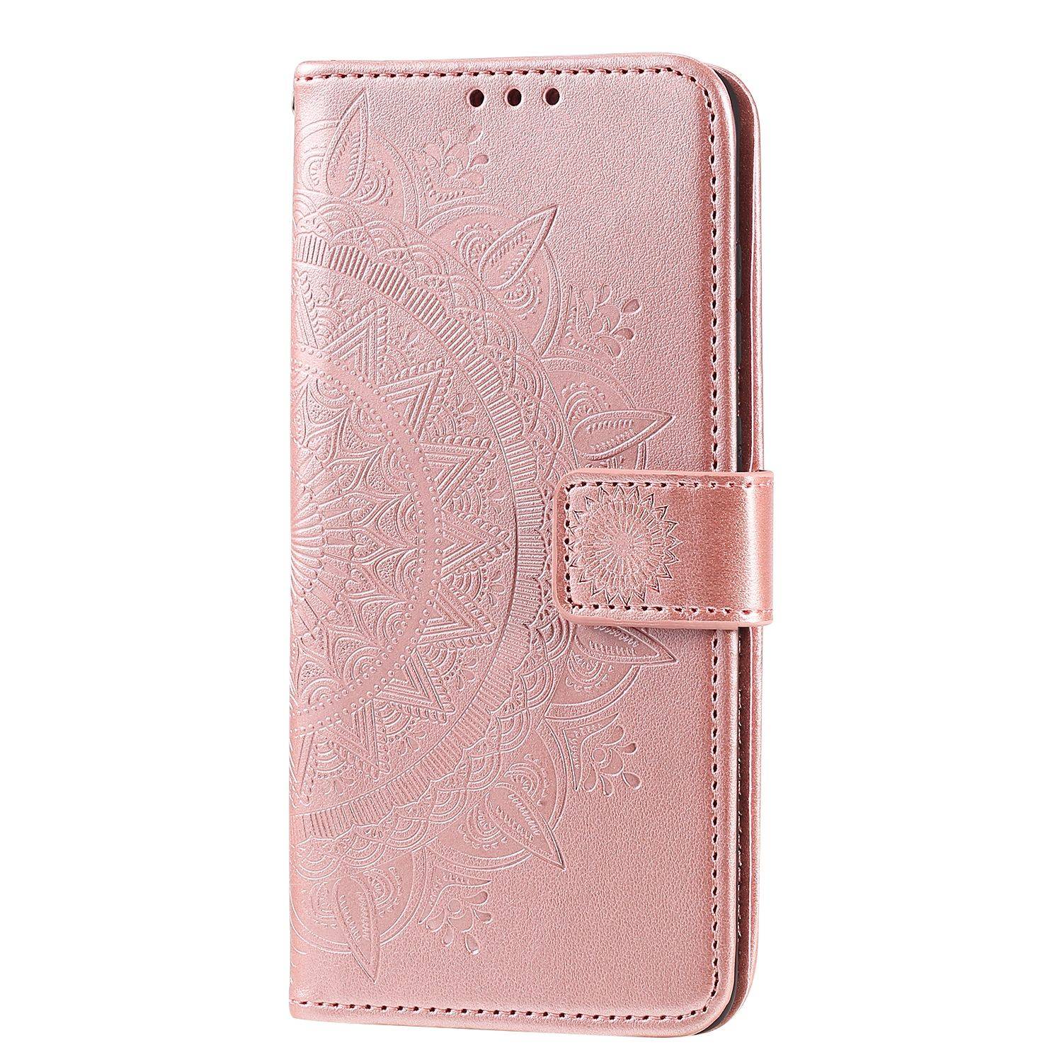 Hülle kompatibel mit Samsung Galaxy A23 Kunstleder Handyhülle - Handy Case Rosengold