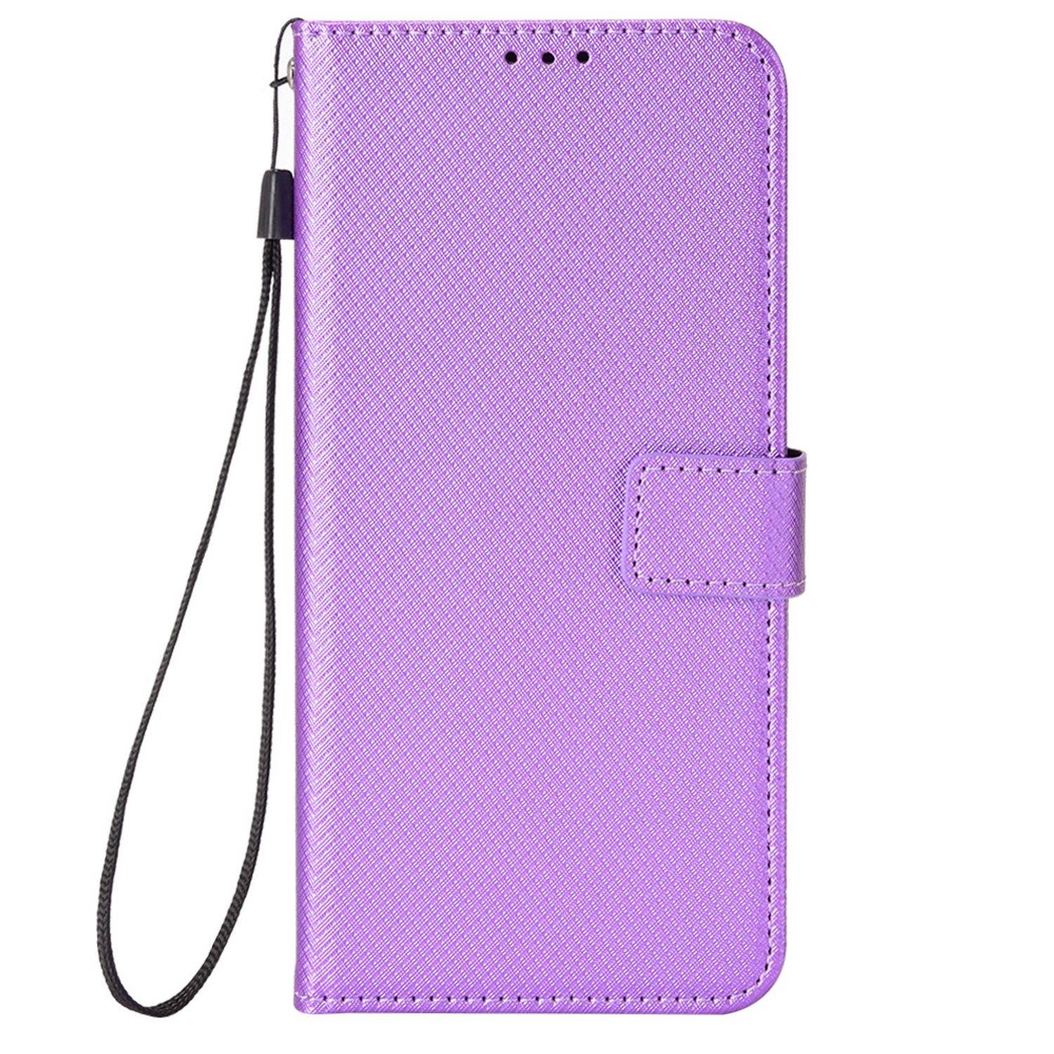 Hülle kompatibel mit Xiaomi Redmi Note 11 Pro / Note 11 Pro+ 5G Kunstleder Handyhülle - Handy Case Lila