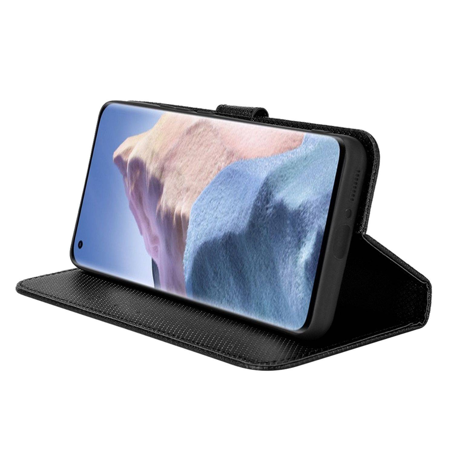 Hülle kompatibel mit Xiaomi Mi 11 Ultra Kunstleder Handyhülle - Handy Case Schwarz