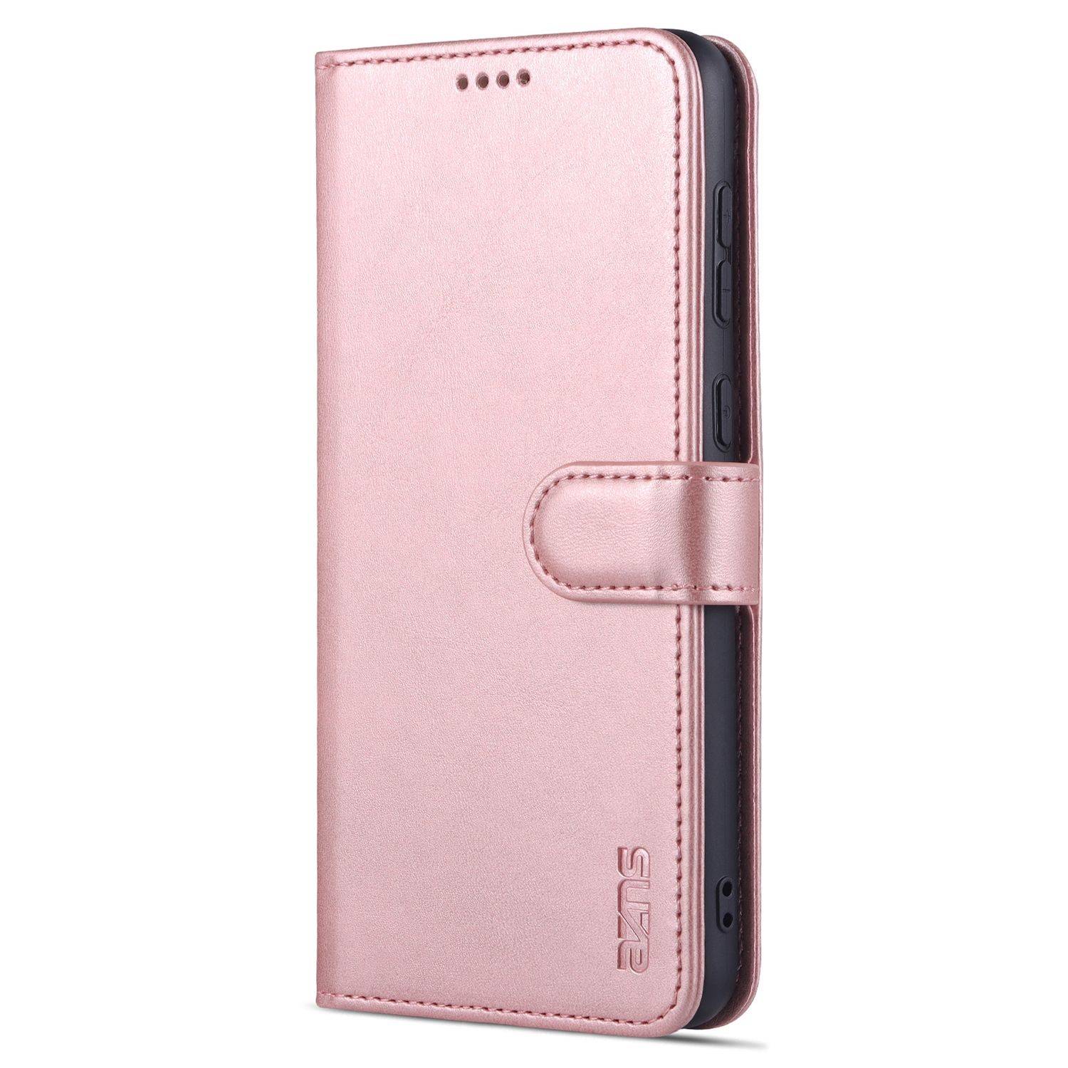 Hülle kompatibel mit Samsung Galaxy A33 5G Kunstleder Handyhülle - Handy Case Rosengold