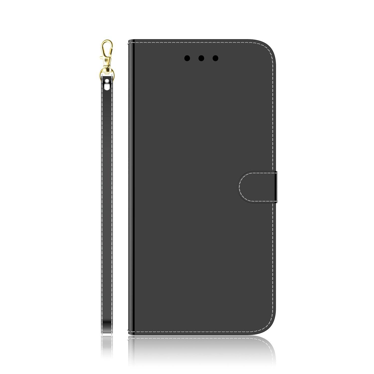 Hülle kompatibel mit Motorola Moto G22 Kunstleder Handyhülle - Handy Case Schwarz