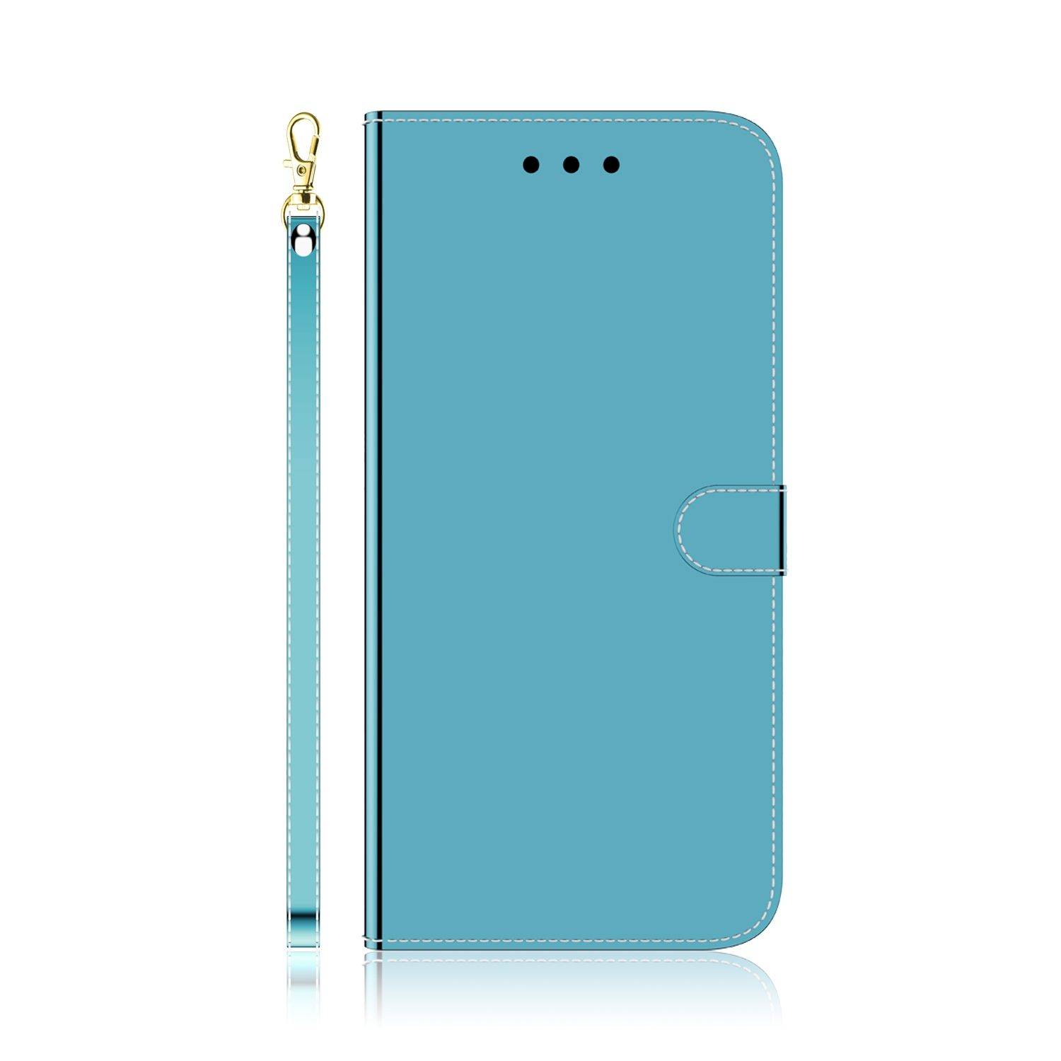 Hülle kompatibel mit Motorola Moto G22 Kunstleder Handyhülle - Handy Case Blau