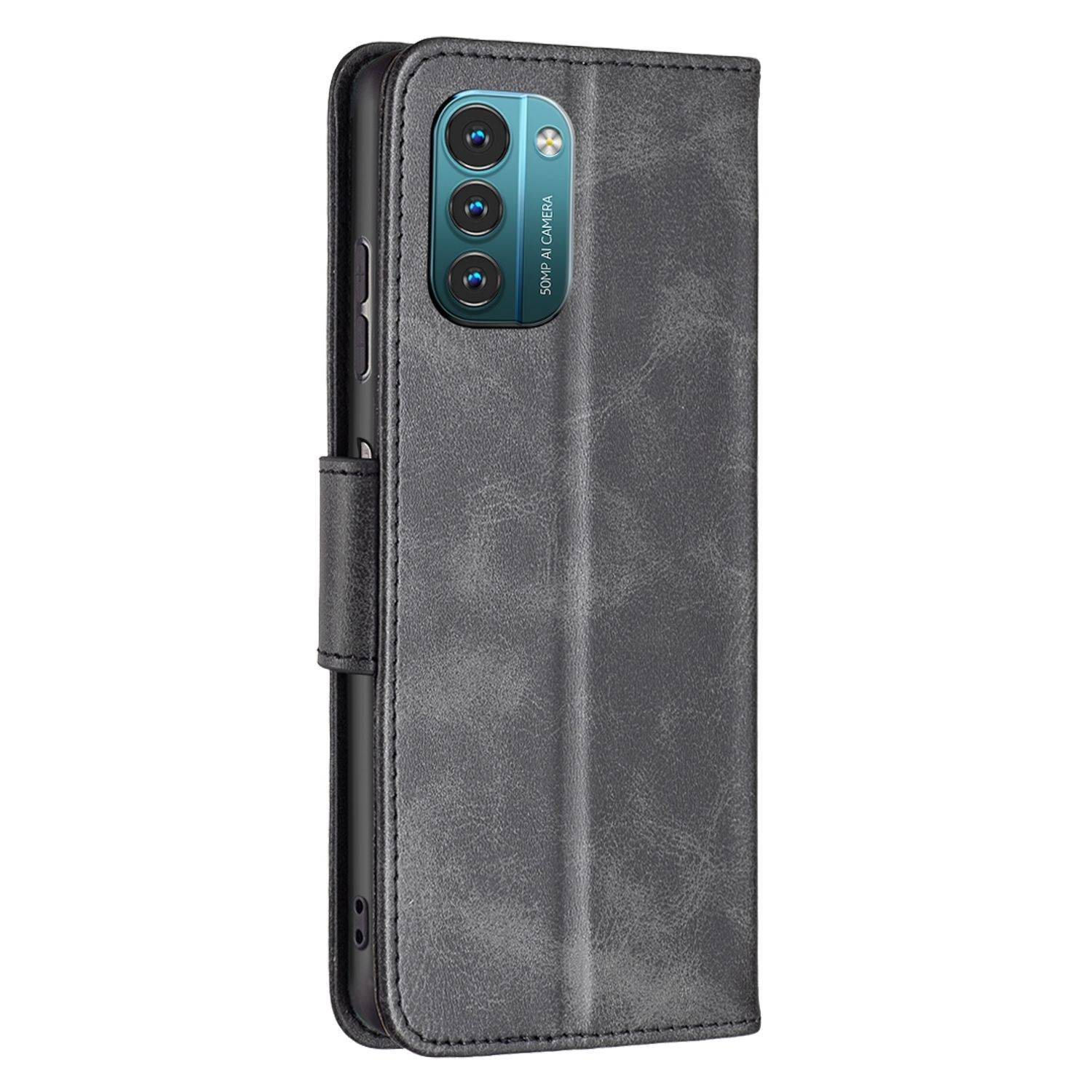 Hülle kompatibel mit Nokia G21 / G11 Kunstleder Handyhülle - Handy Case Schwarz