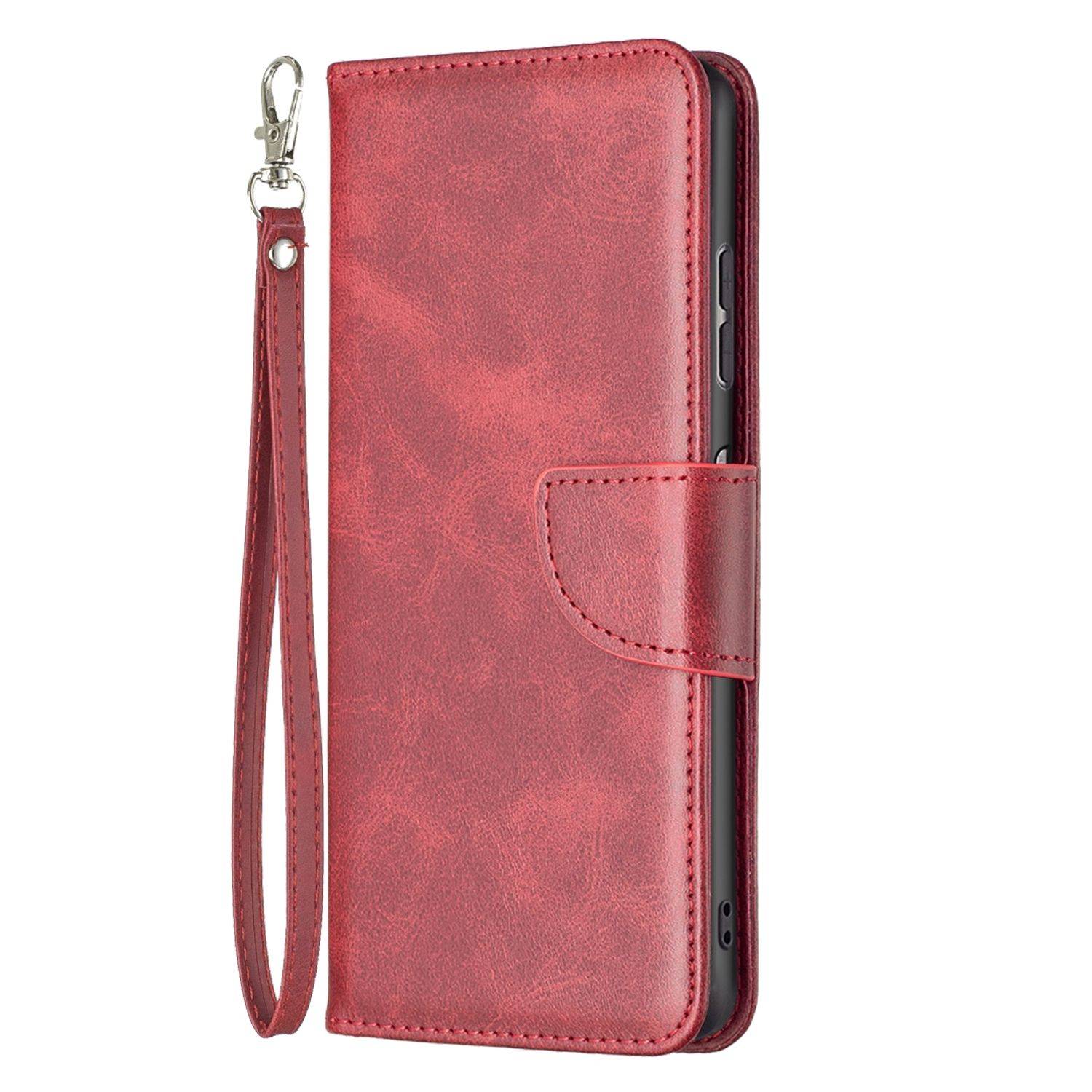 Hülle kompatibel mit Nokia G21 / G11 Kunstleder Handyhülle - Handy Case Rot