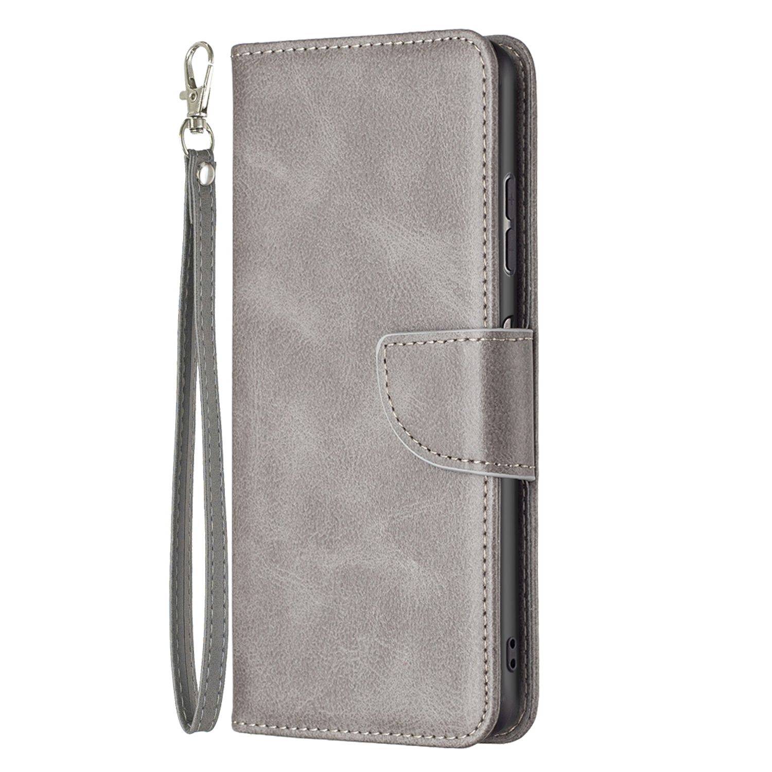 Hülle kompatibel mit Nokia G21 / G11 Kunstleder Handyhülle - Handy Case Grau