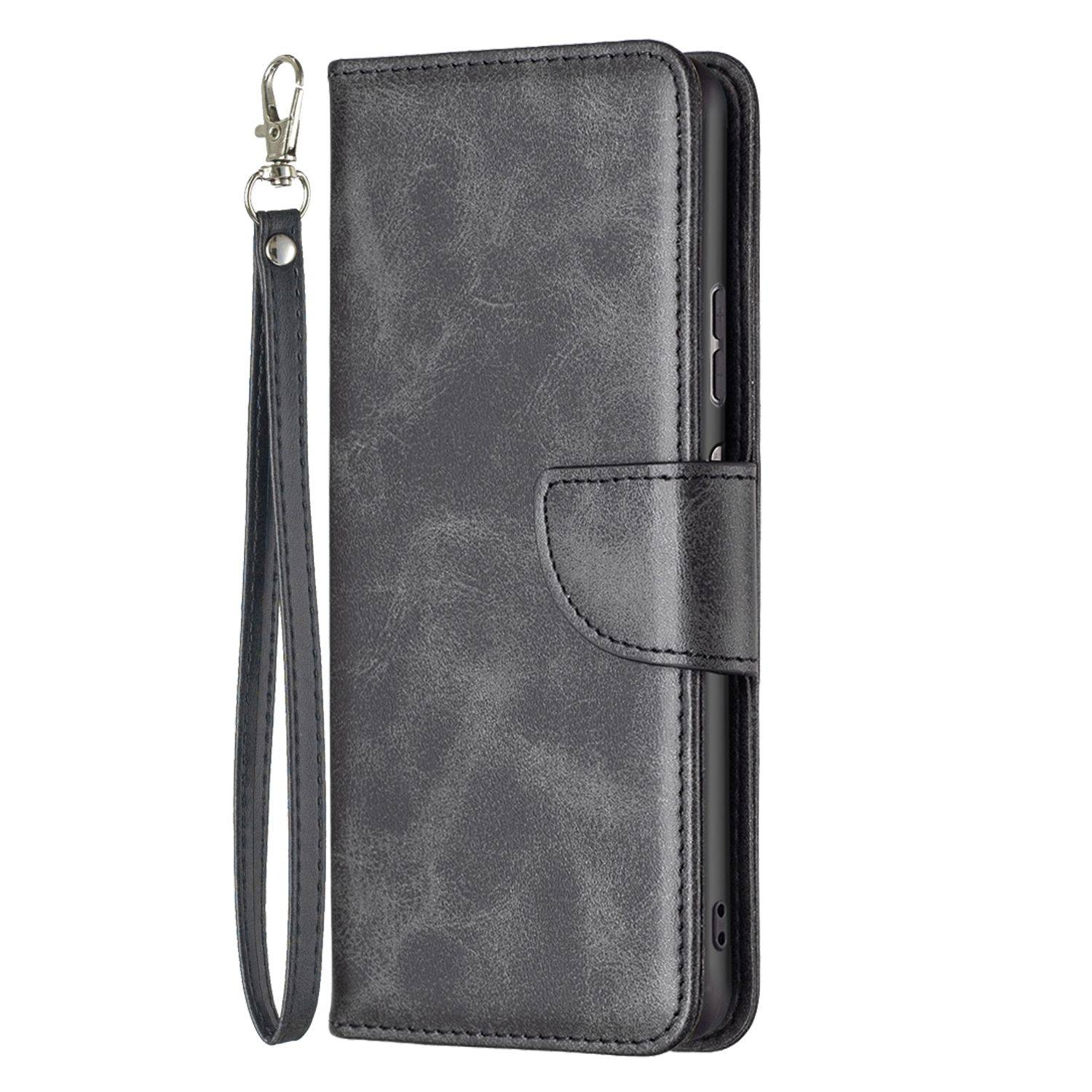 Hülle kompatibel mit ZTE Blade A71 Kunstleder Handyhülle - Handy Case Schwarz