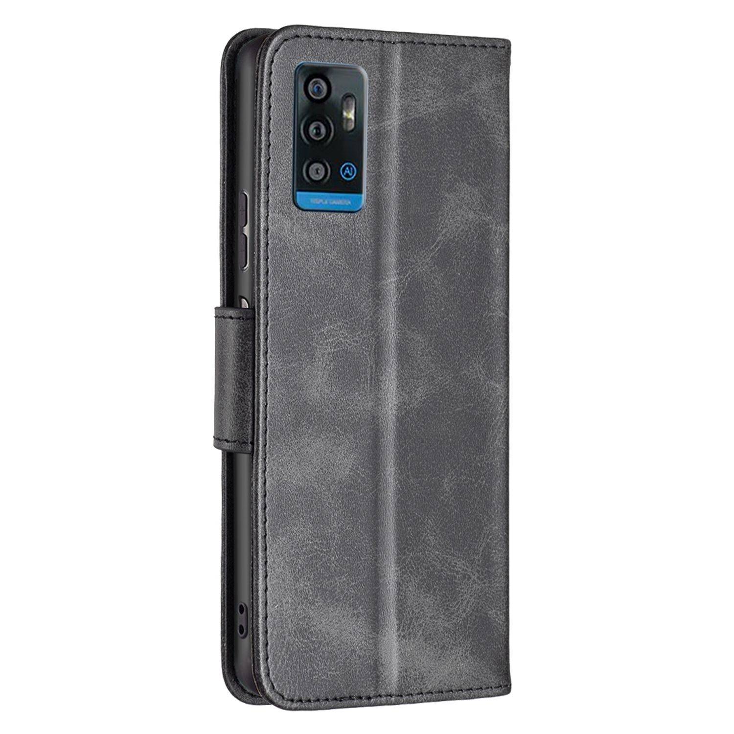 Hülle kompatibel mit ZTE Blade A71 Kunstleder Handyhülle - Handy Case Schwarz