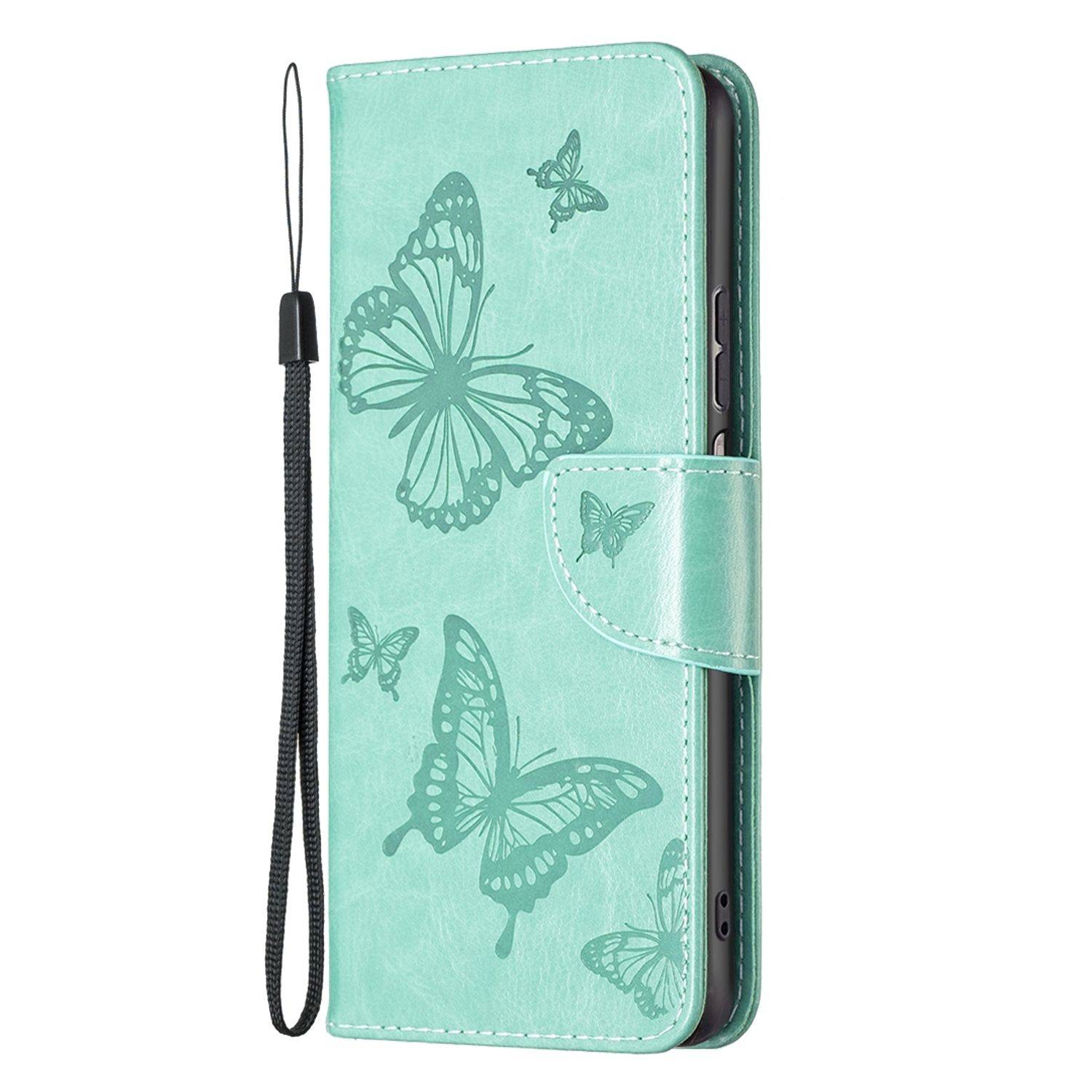 Hülle kompatibel mit Xiaomi Redmi Note 11 Pro / Note 11 Pro+ 5G Kunstleder Handyhülle - Handy Case Grün